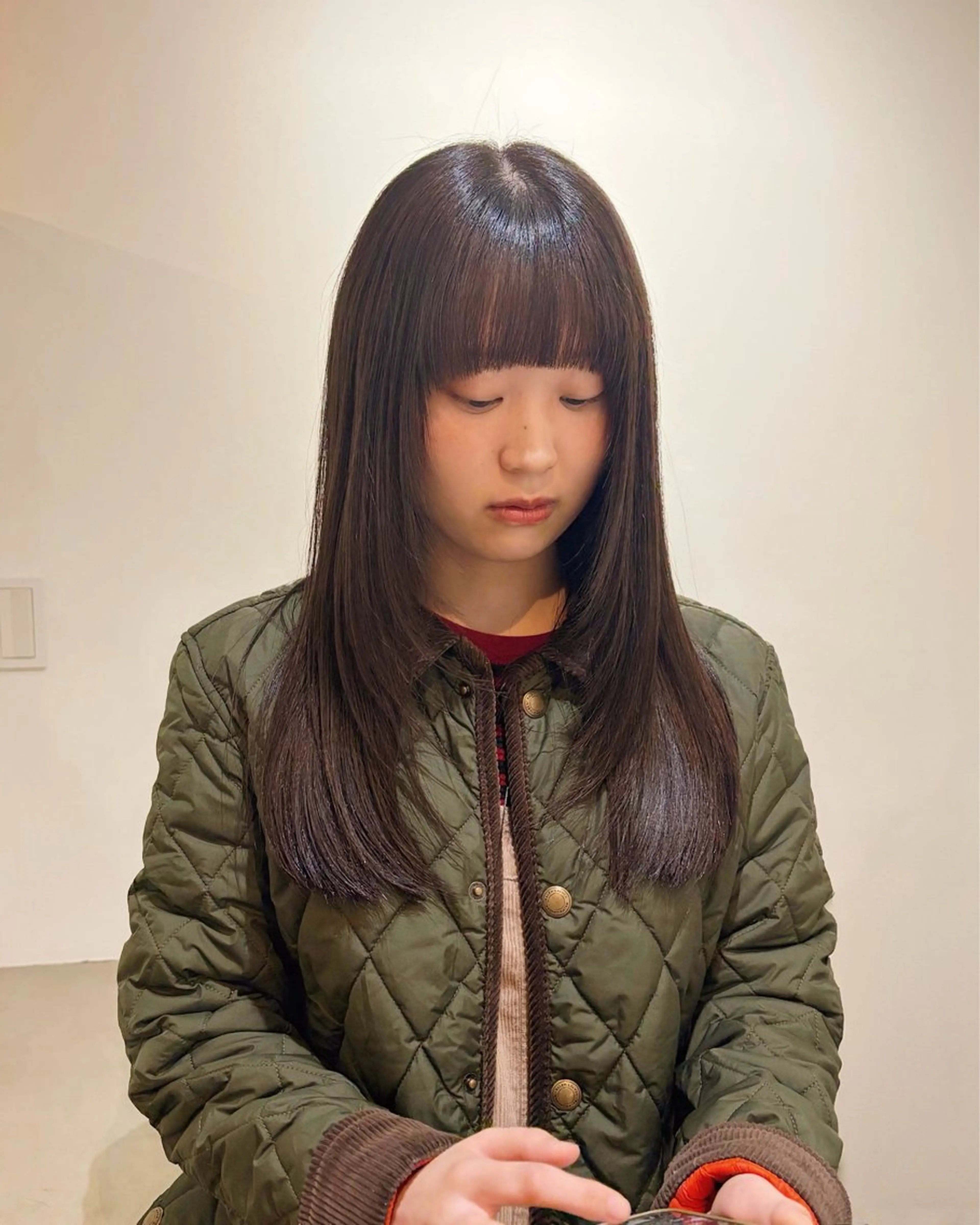 ロング 縮毛矯正 🧣misaki 🧣のヘアスタイル