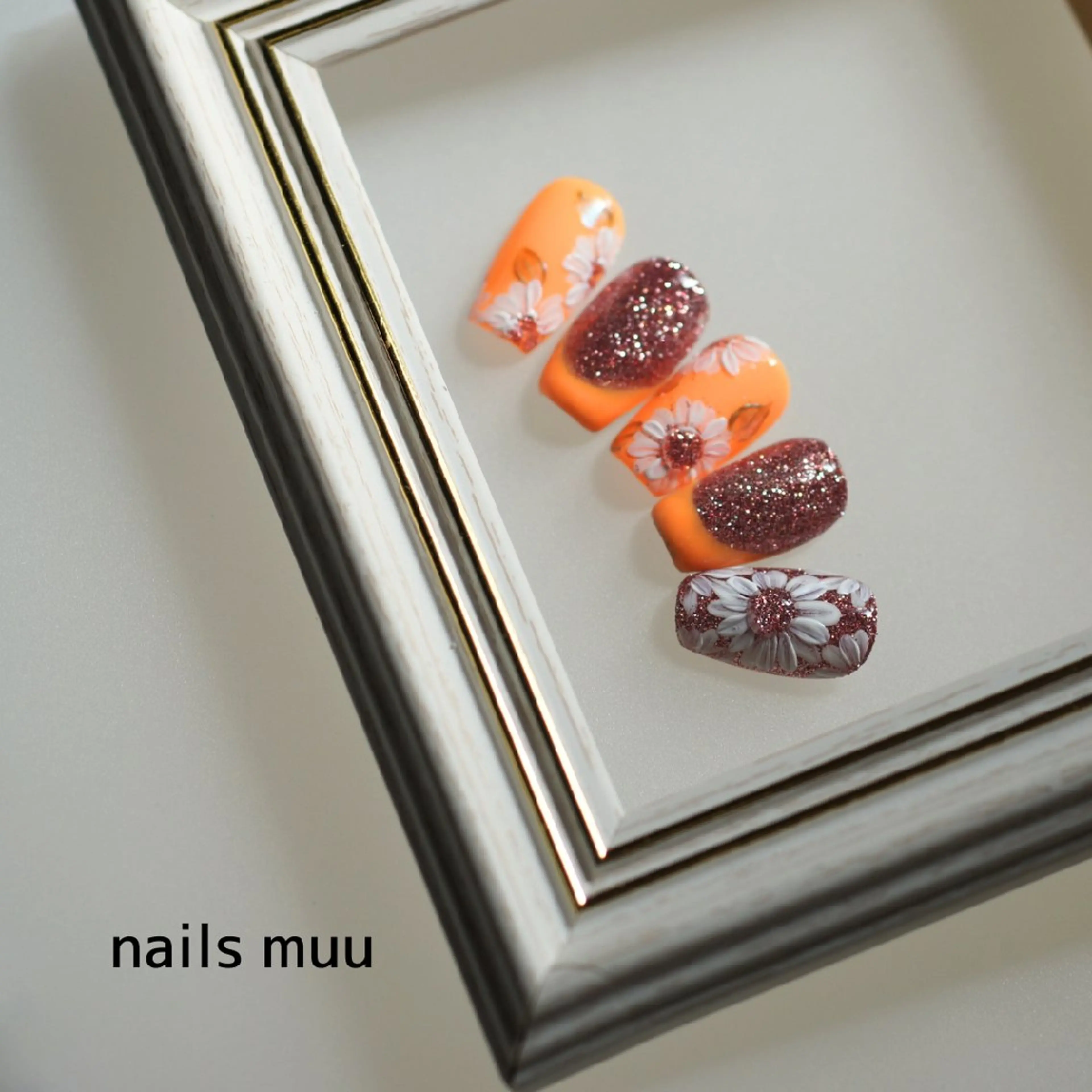ネイル ラメ(グリッター) ハンドネイル nails muu まゆのネイルデザイン