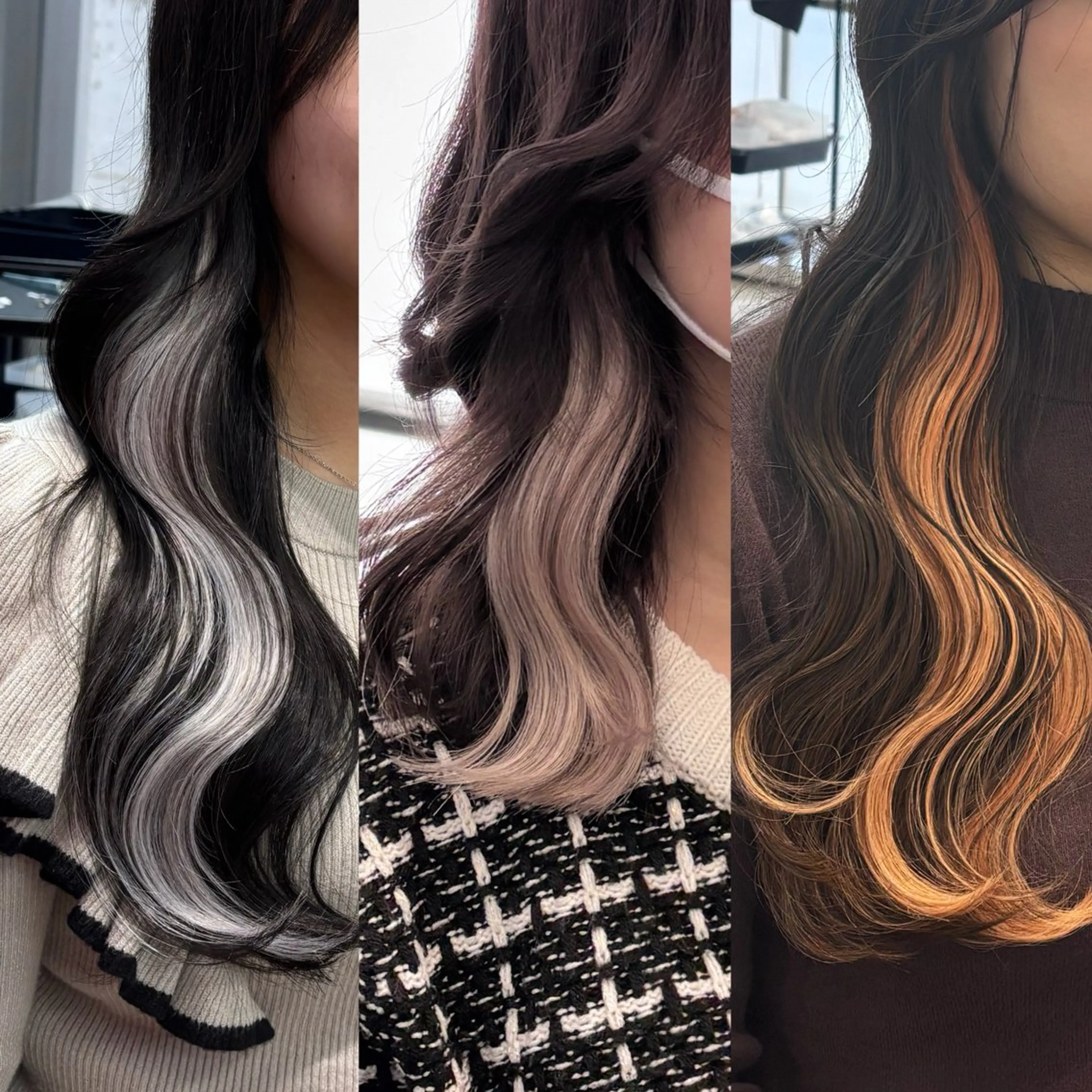 ロング カラー ヘアアレンジ エクステ ヘアカラー エクステ ヘアセット 🎀モテ暖色× エクステ🎀あかりのヘアスタイル