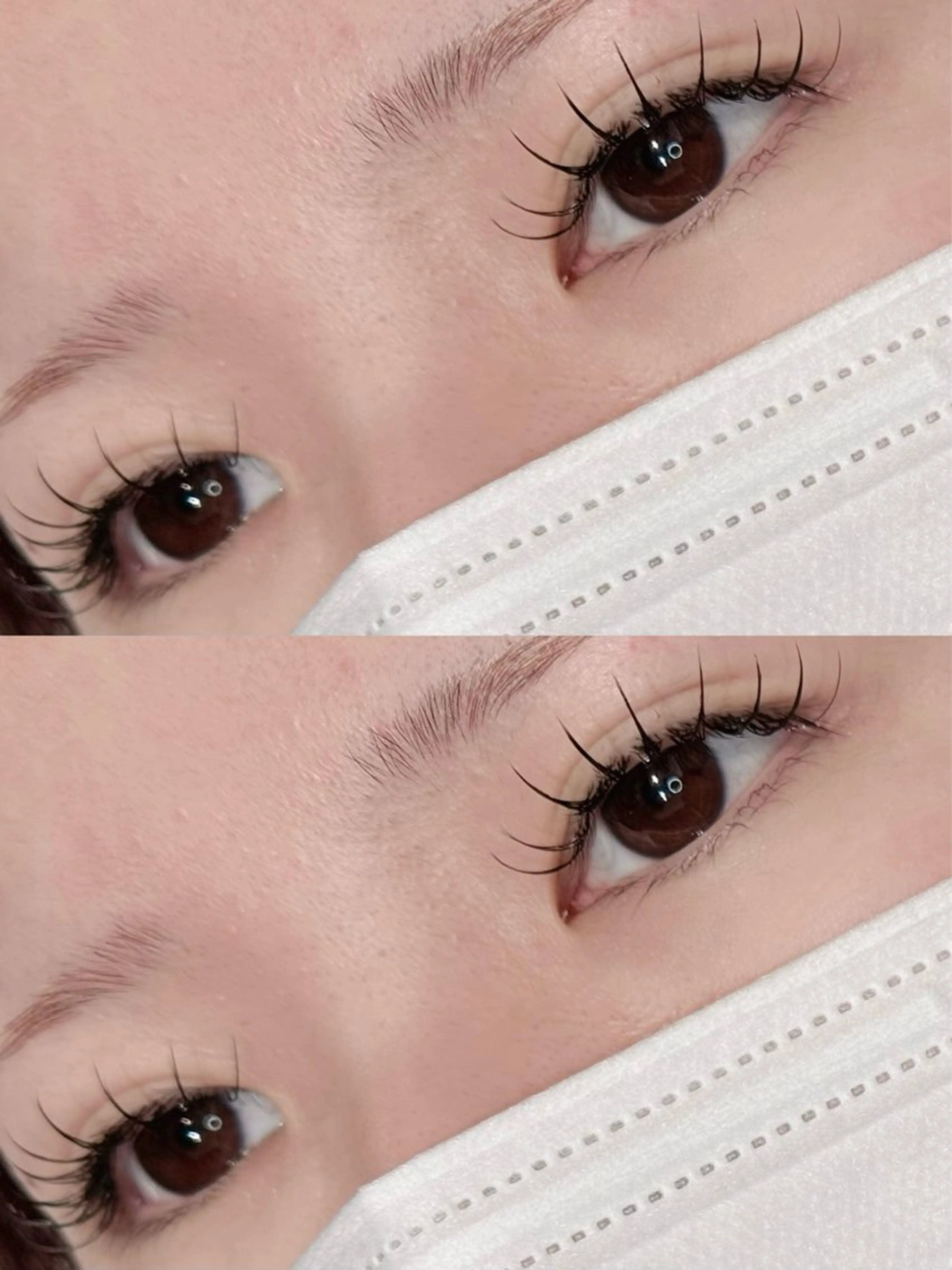 flat lash 140本【他店オフ無料、アイシャンプー、仕上げコーティング付】の写真