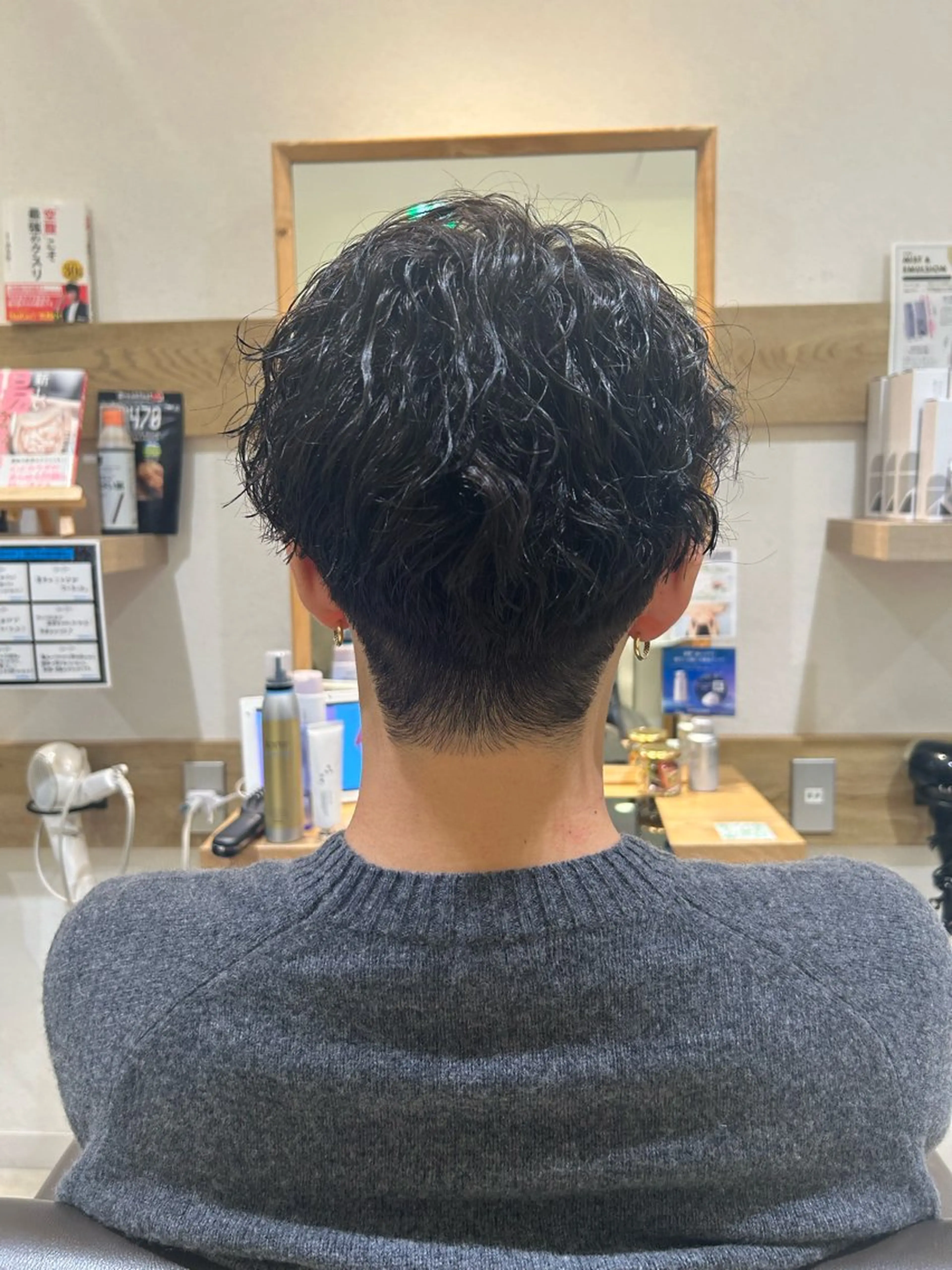 パーマ メンズ Nonoka 当日予約歓迎のヘアスタイル