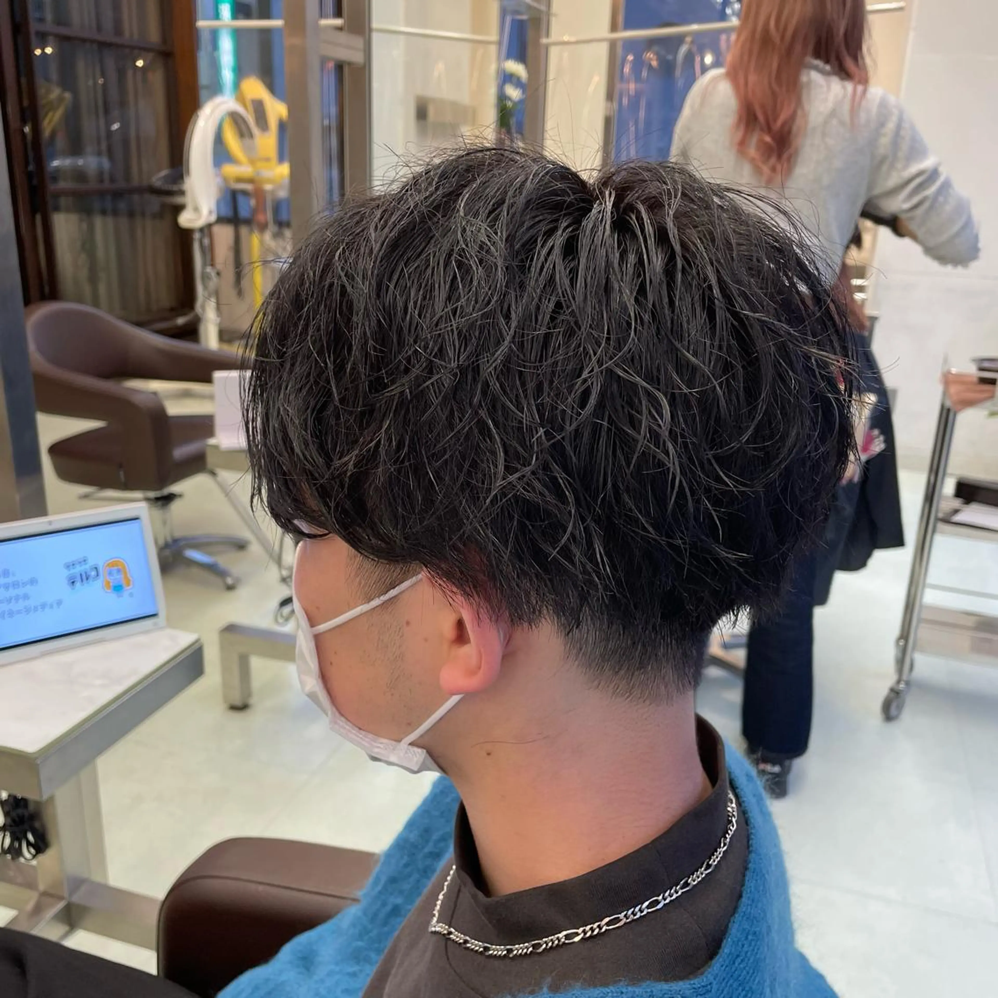 パーマ メンズ メンズパーマ スパイラルパーマ 川上 紗也加のヘアスタイル