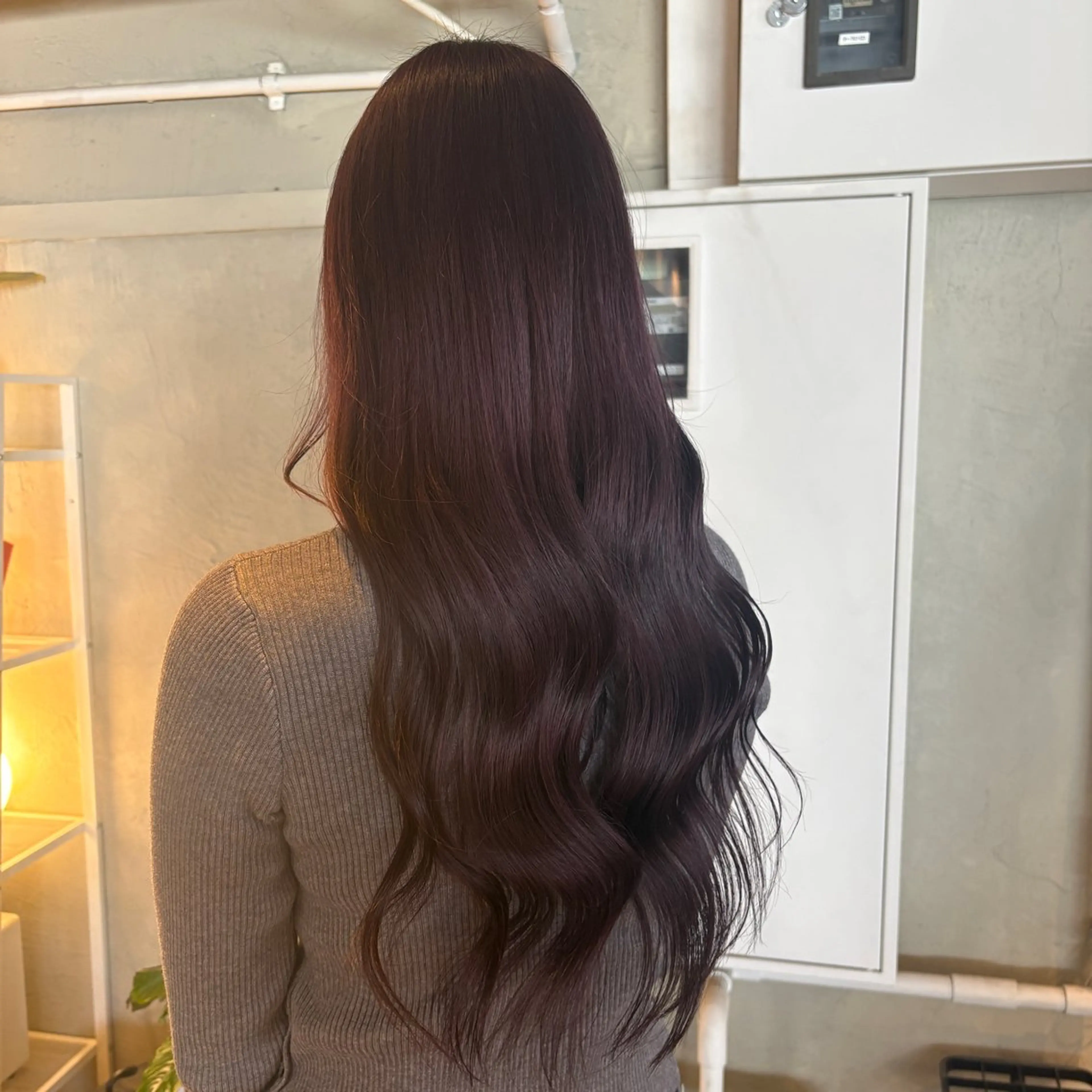 ロング カラー ヘアアレンジ ヘアカラー トリートメント ヘアセット 🫧ハイトーン×艶 カラー🫧 Rionのヘアスタイル