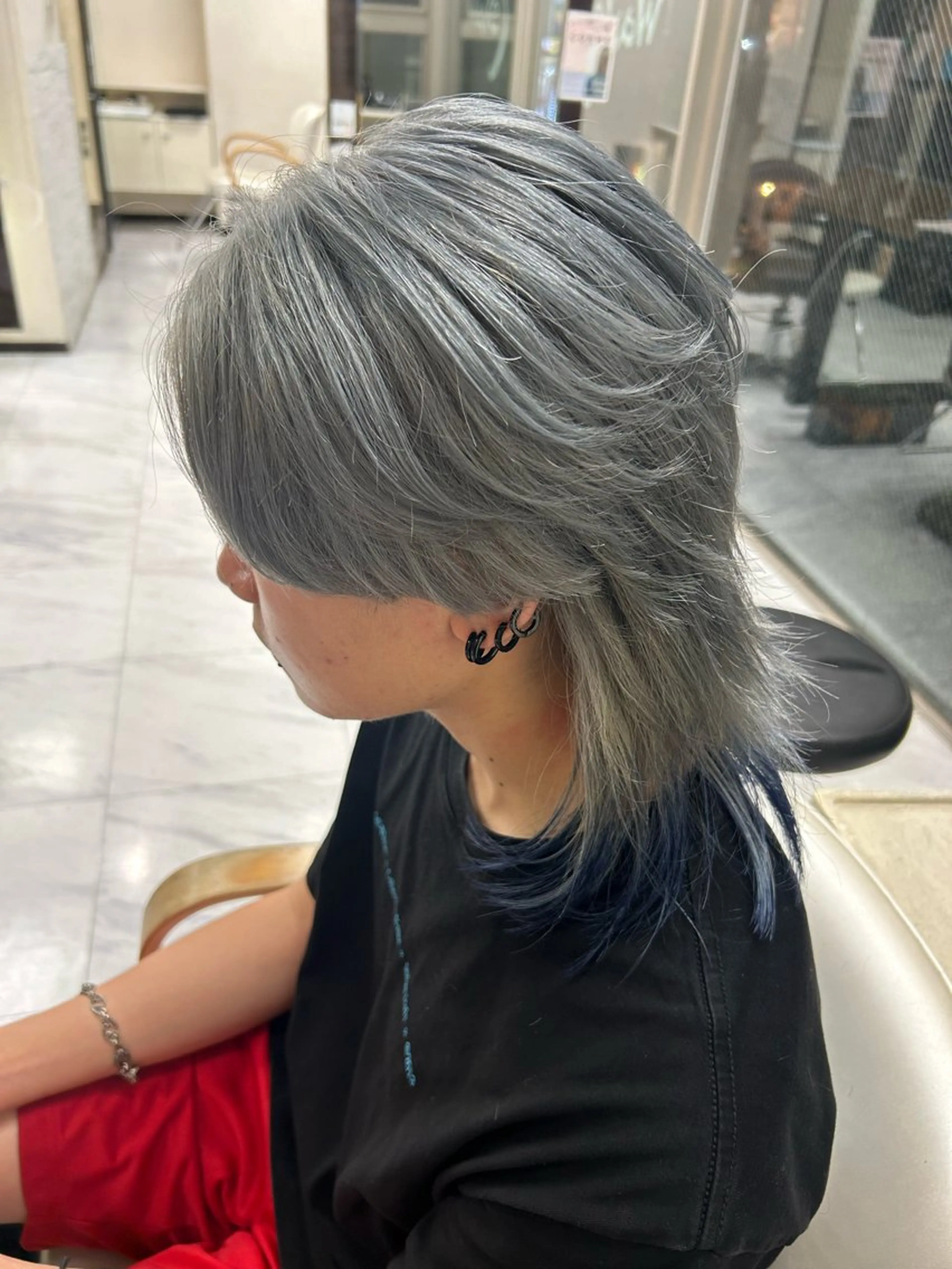 ショート カラー メンズ シルバー ヘアカラー トリートメント 🌻メンズカット 落合諒🌻のヘアスタイル