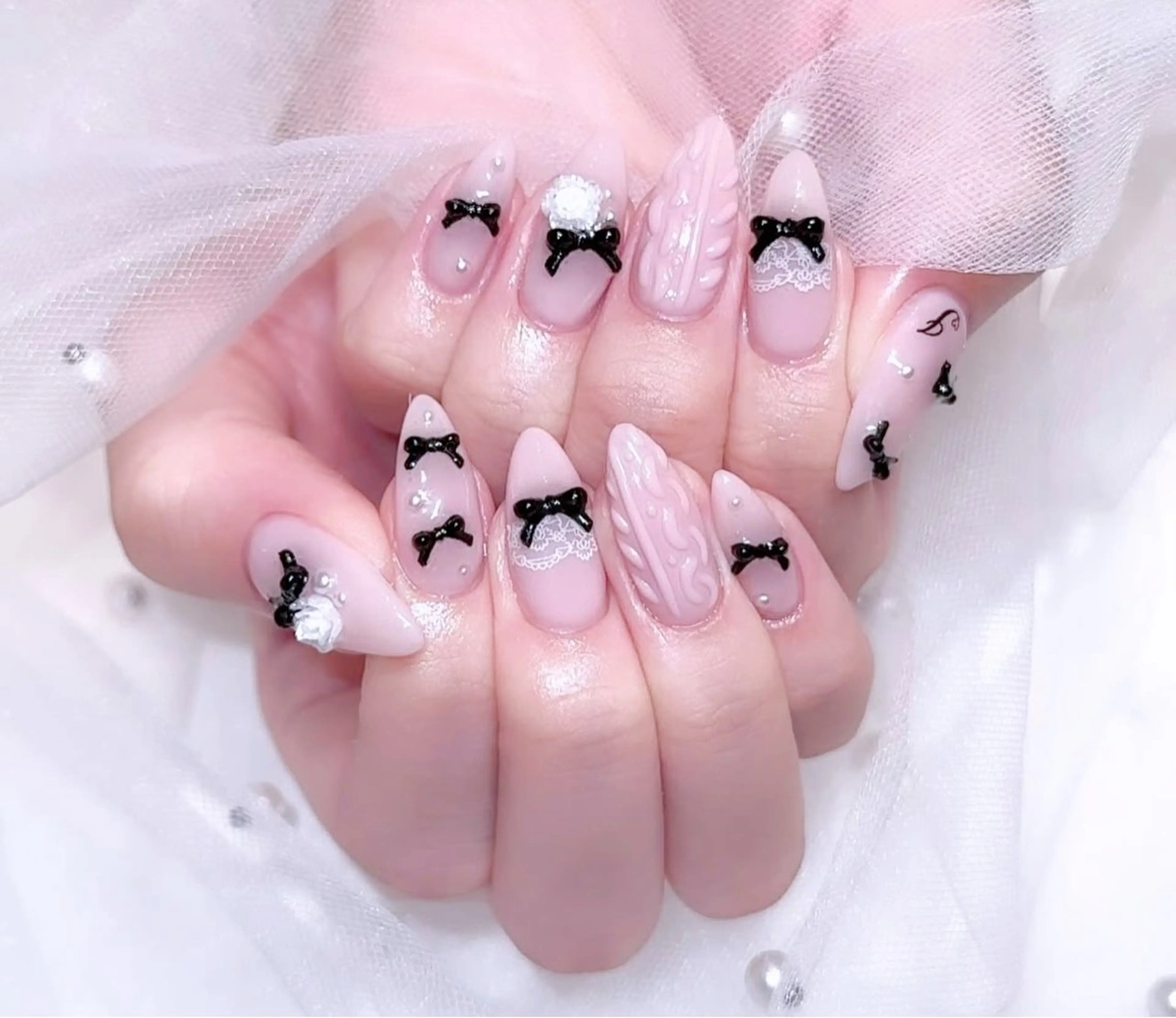 ネイル ハンドネイル ╹◡╹MimoEye lash🌻Nailのマツエク・マツパデザイン