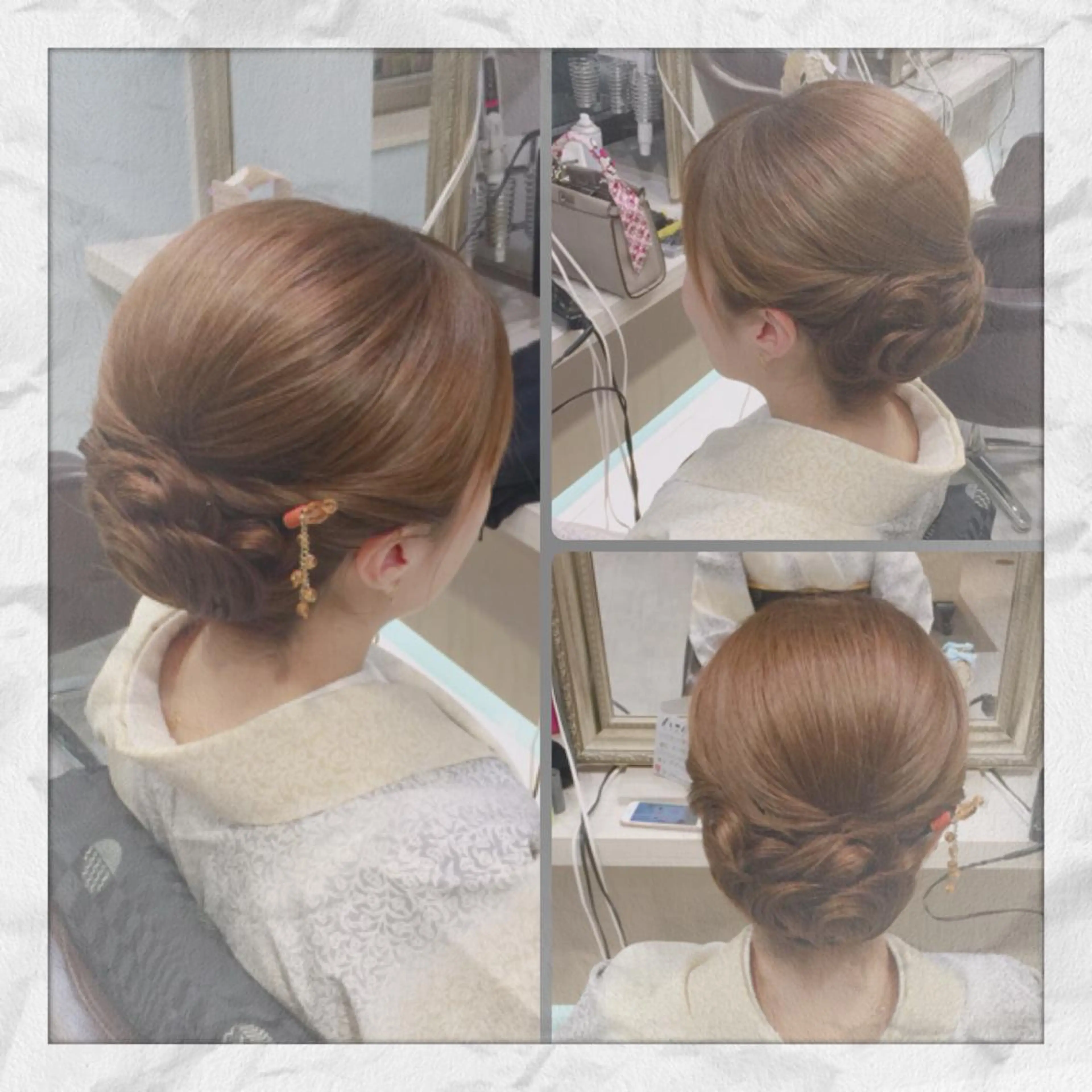 ロング ヘアアレンジ ヘアセット ヘアセット/着付け 𓇼 まつもと𓇼のヘアスタイル