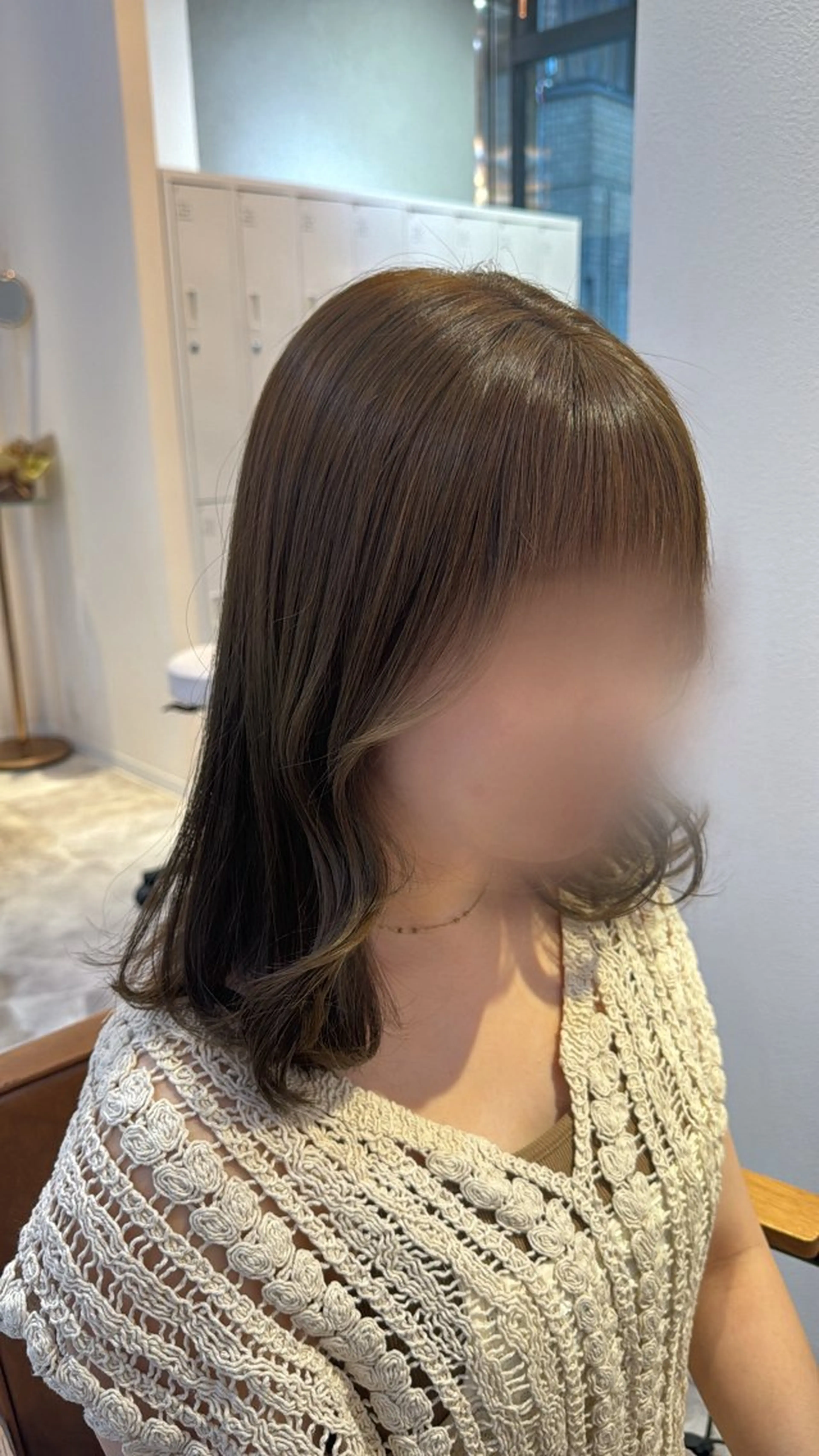 ミディアム カラー 赤み無し柔らかカラー 【梅田】madokaのヘアスタイル