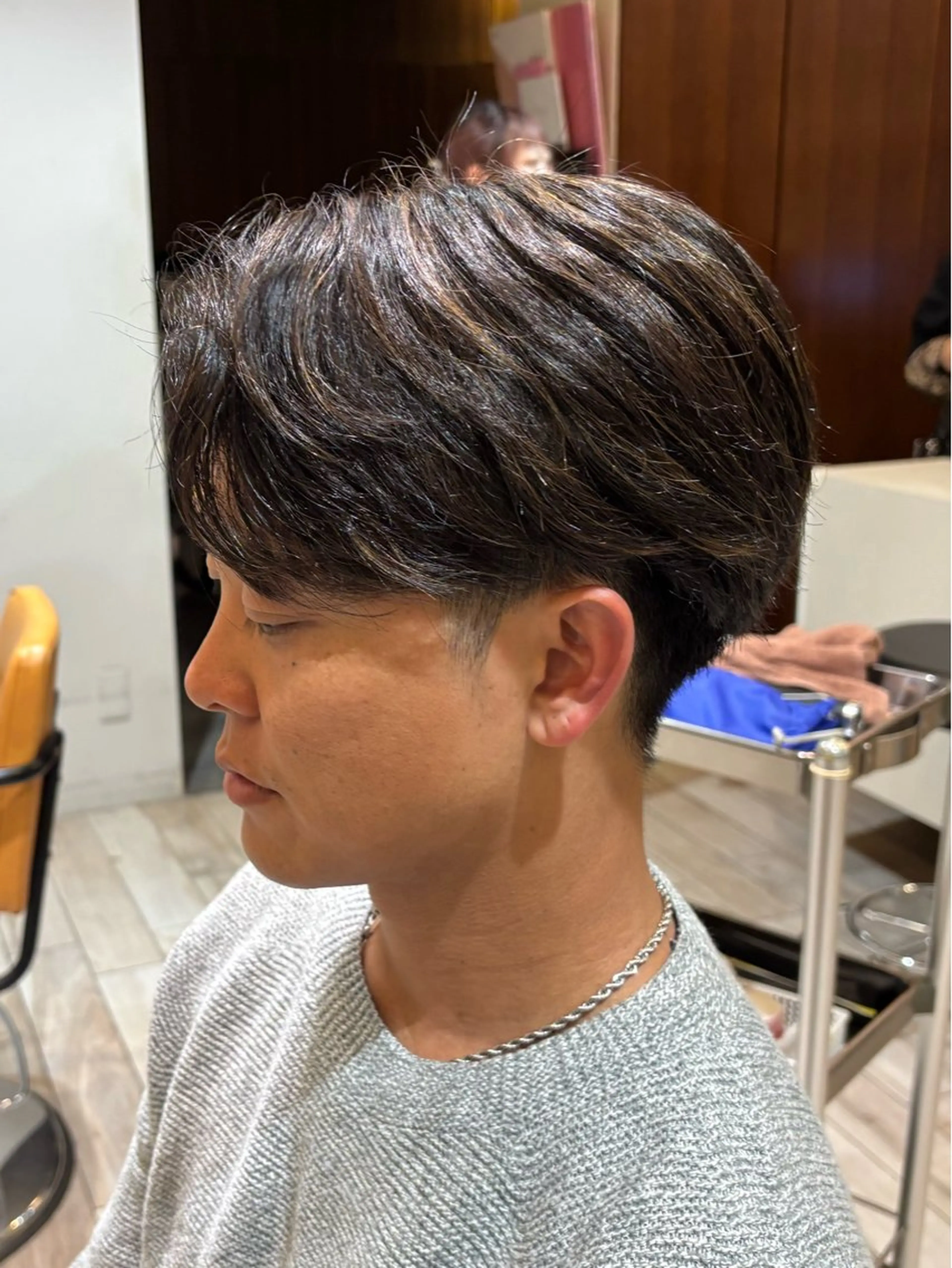 カラー メンズ カット ヘアカラー おもだか　がく /横須賀中央のヘアスタイル