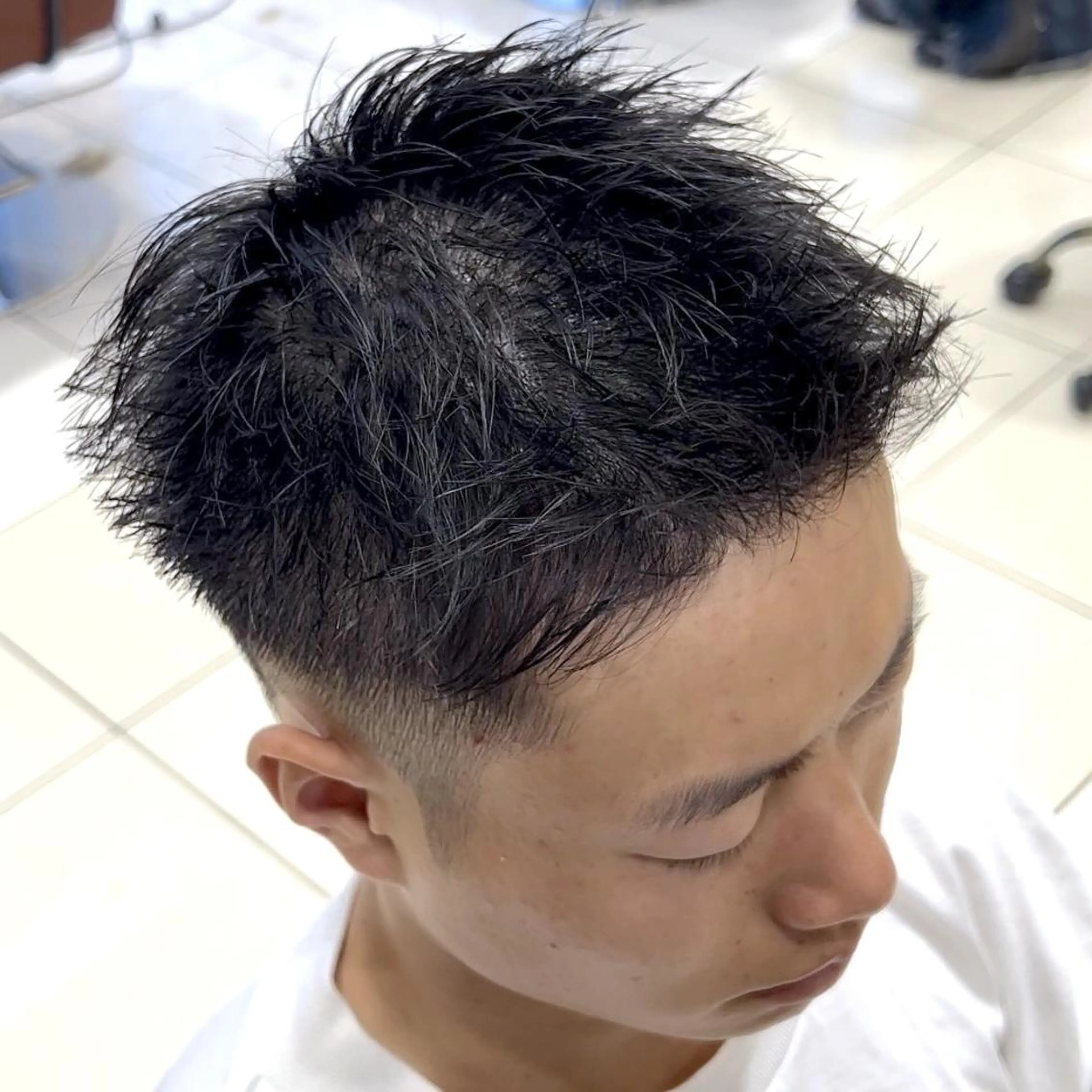 パーマ メンズ メンズ特化/勝田駅/ 佐和駅/鈴木輝瑠/のヘアスタイル