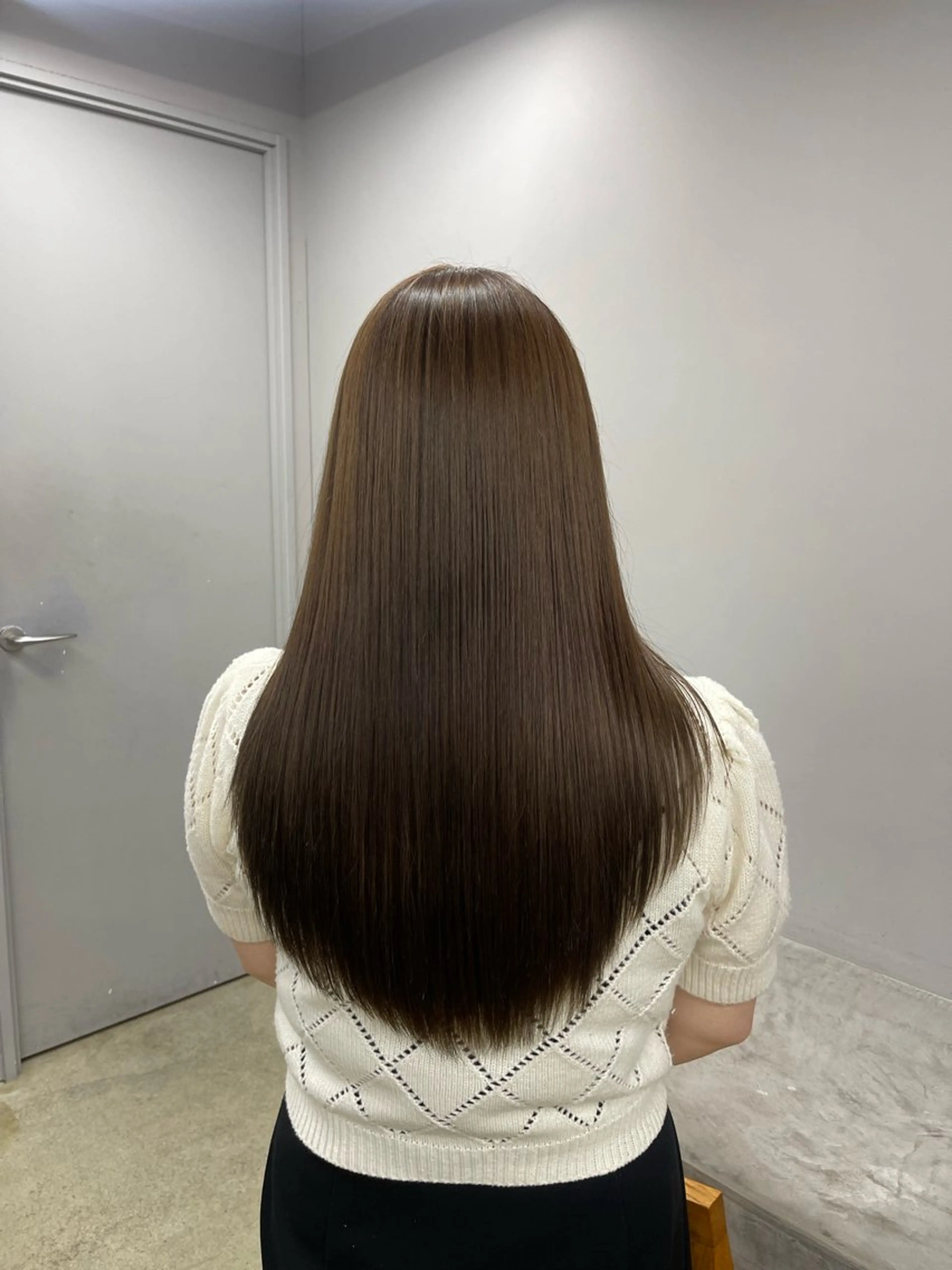 ロング カラー ベージュカラー オリーブベージュ 愛莉/ラベンダー/ ベージュ/ブラウンのヘアスタイル