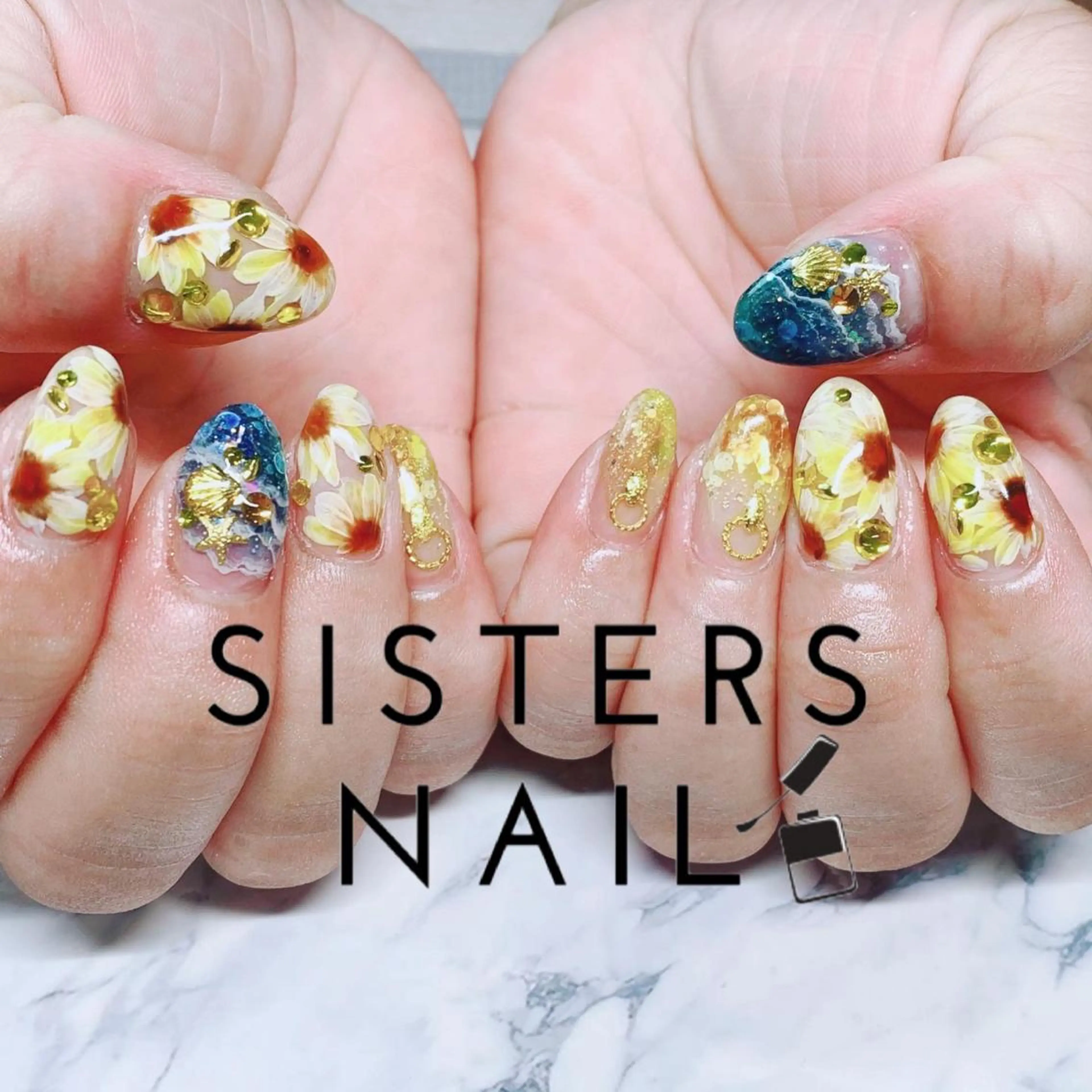 ネイル ハンドネイル ハンドケア sisters nail.fのネイルデザイン