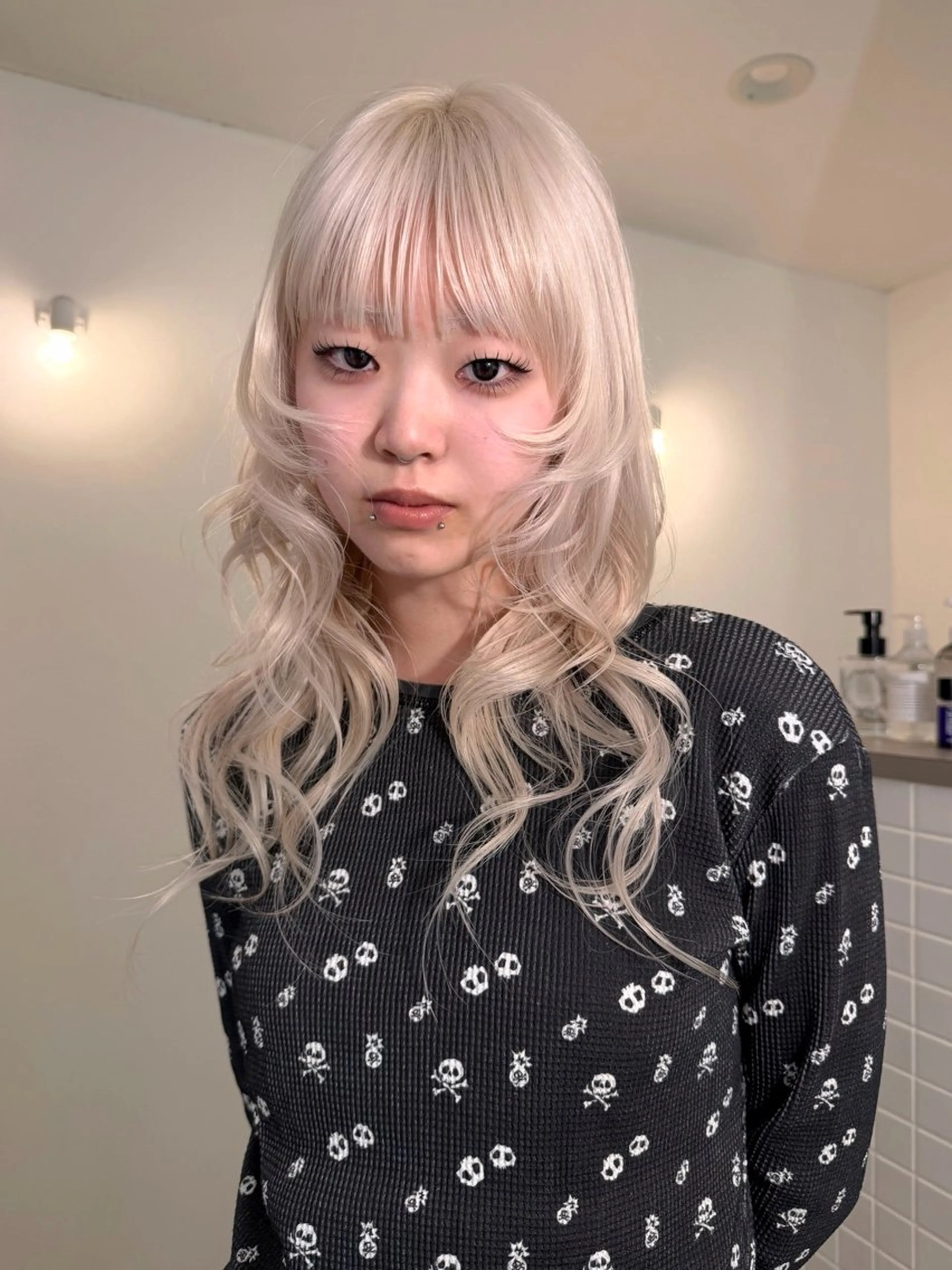 ロング カラー ハッシュカット レイヤーカット ウルフカット カット ヘアカラー トリートメント Kaito🐶/ デザイン/レイヤーのヘアスタイル