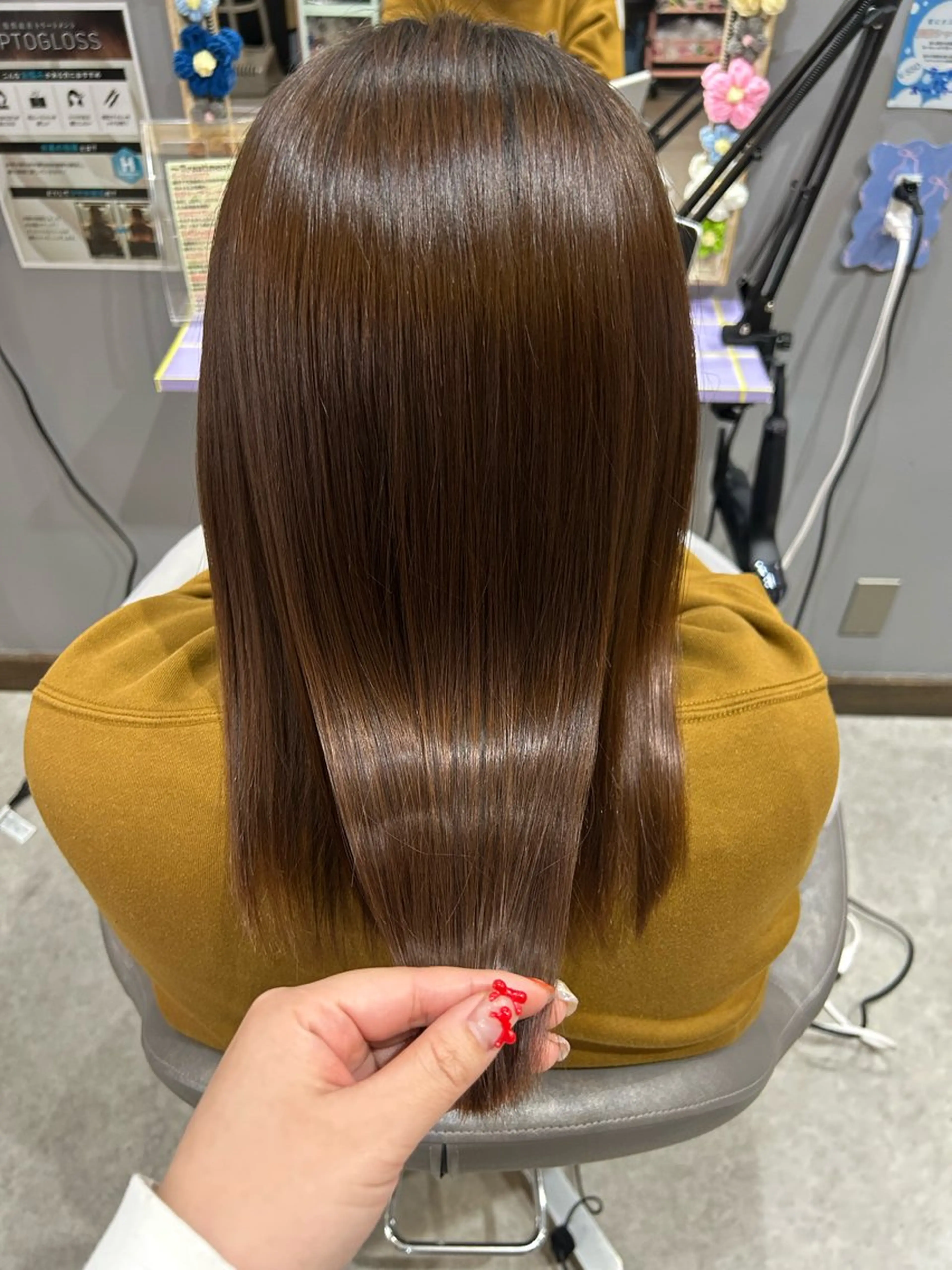 セミロング 髪質改善 トリートメント garden HAIR 優月のヘアスタイル