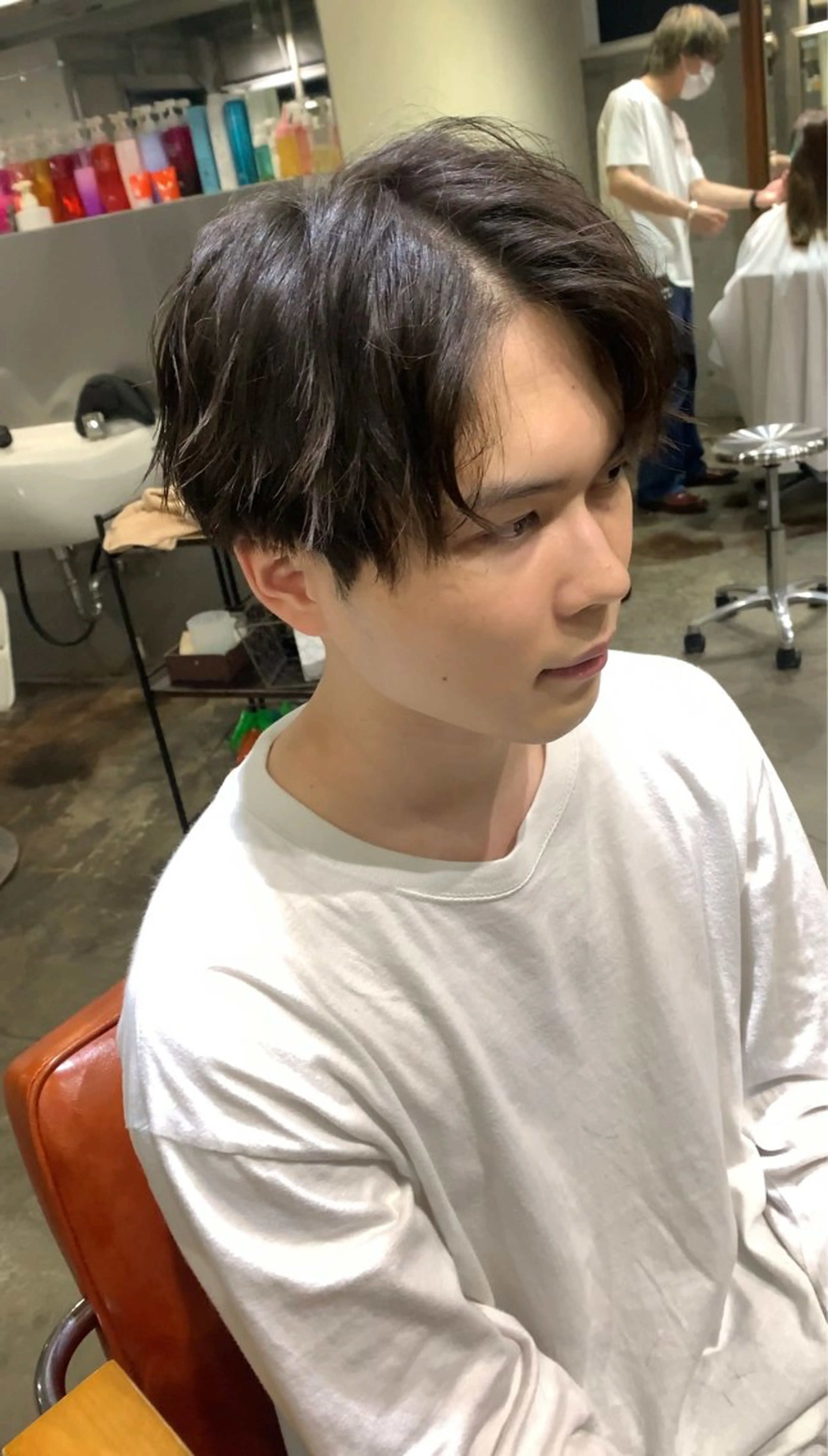 メンズ 縮毛矯正/韓国ヘア /ブリーチ/ヒロのヘアスタイル