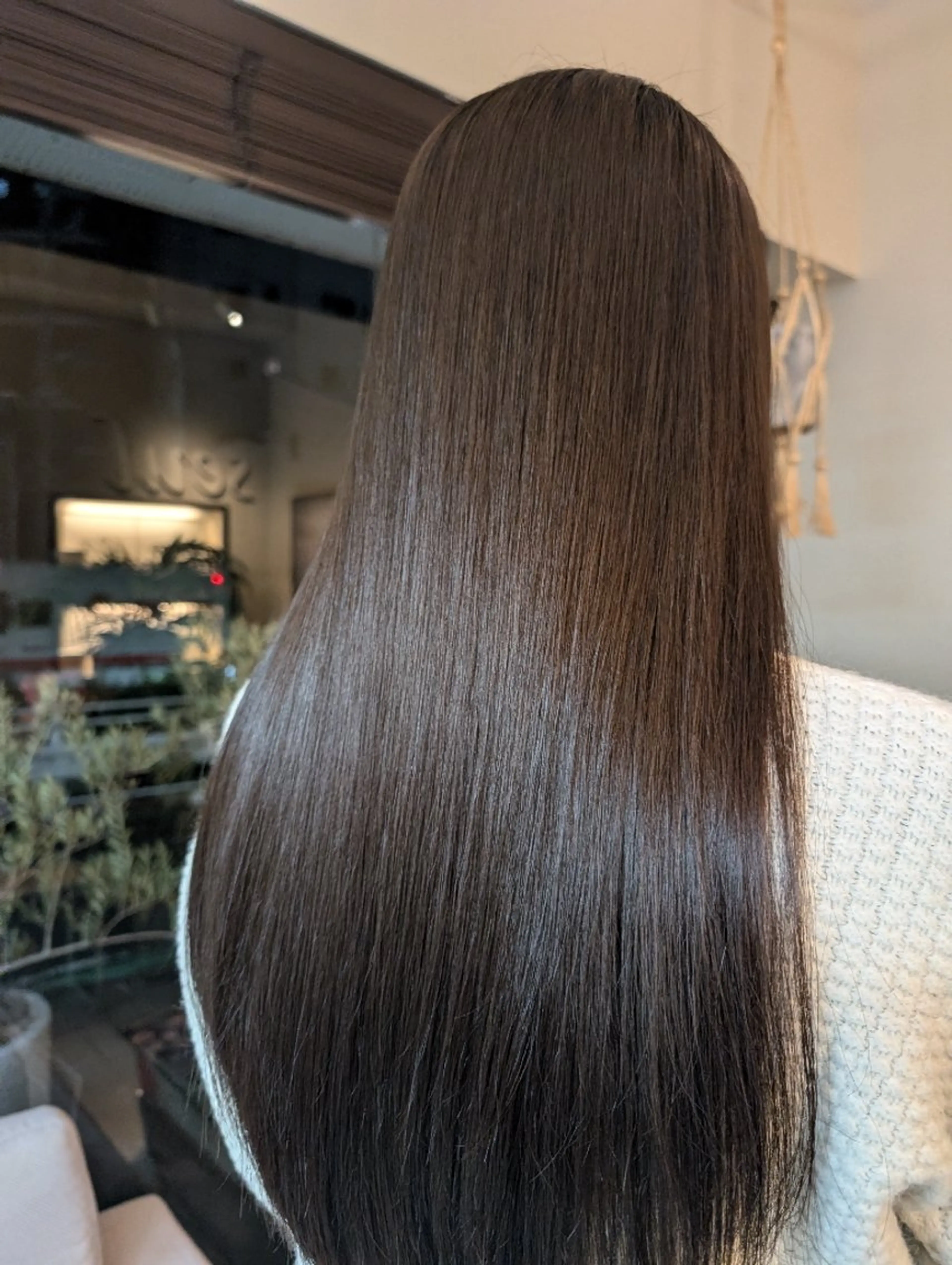 ロング カット ヘアカラー トリートメント seul 美容室のヘアスタイル