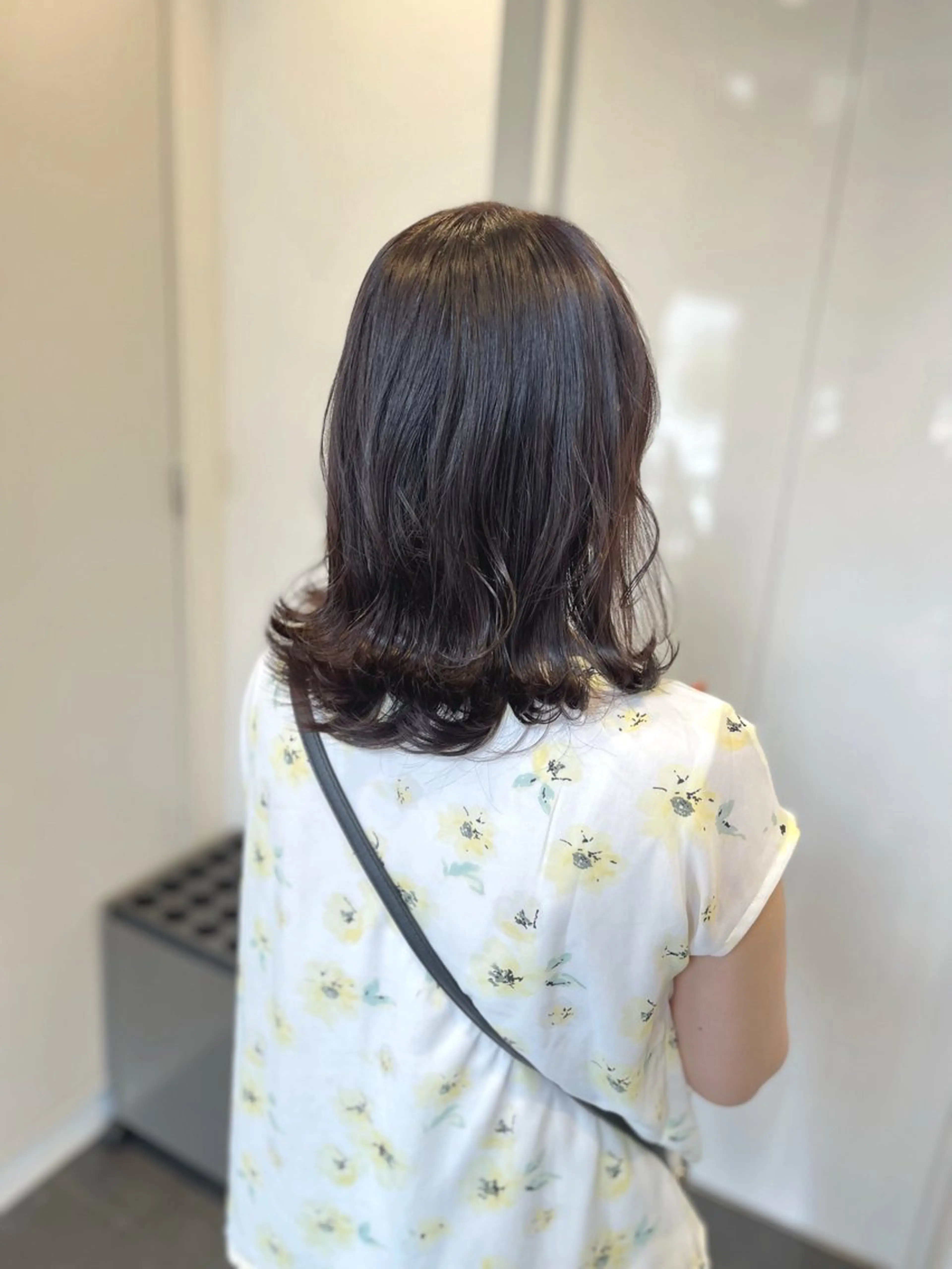 ミディアム カラー ヘアアレンジ HIMENO🫧 stylist🤍のヘアスタイル