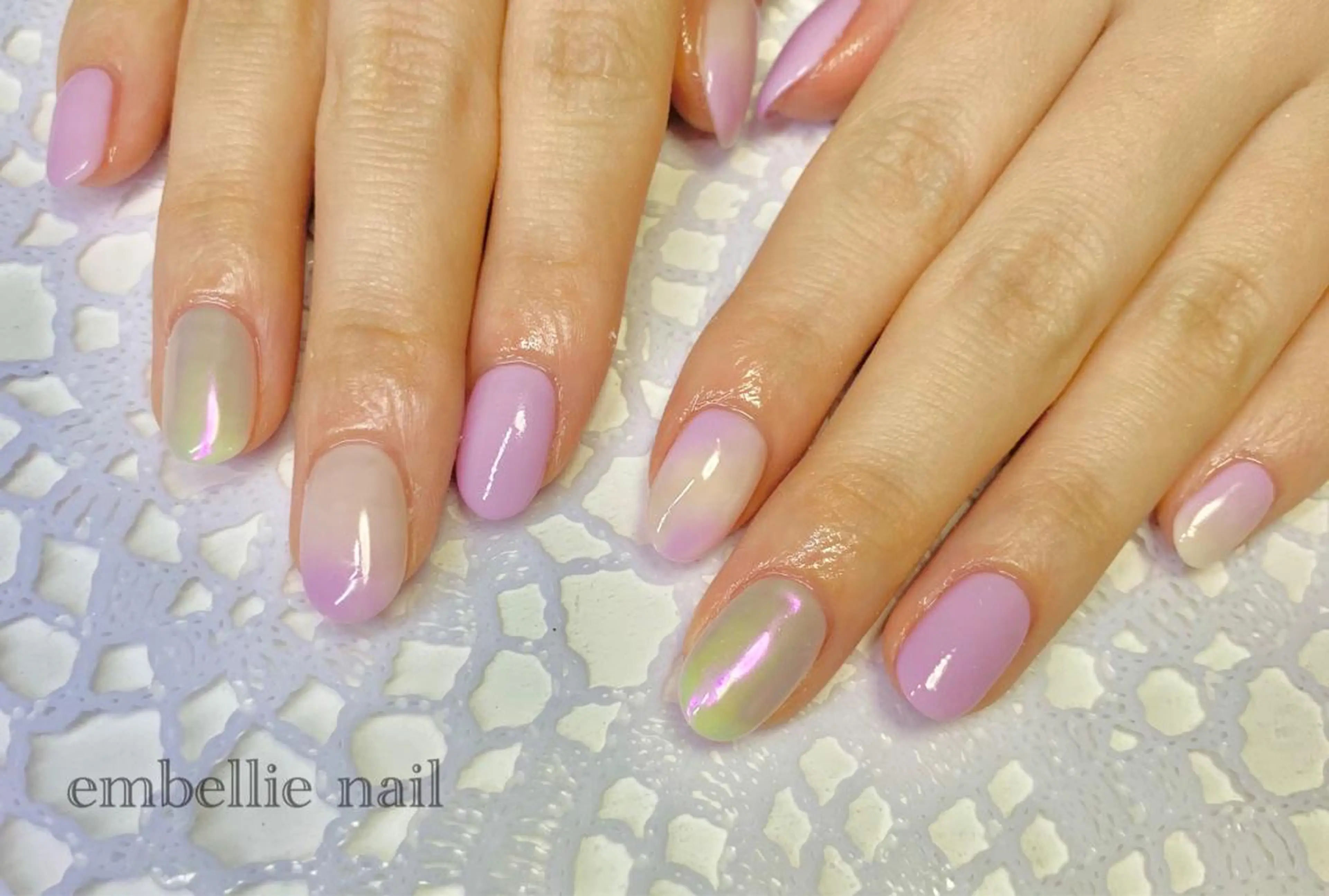 ネイル オーロラネイル miyasaka erikoのネイルデザイン