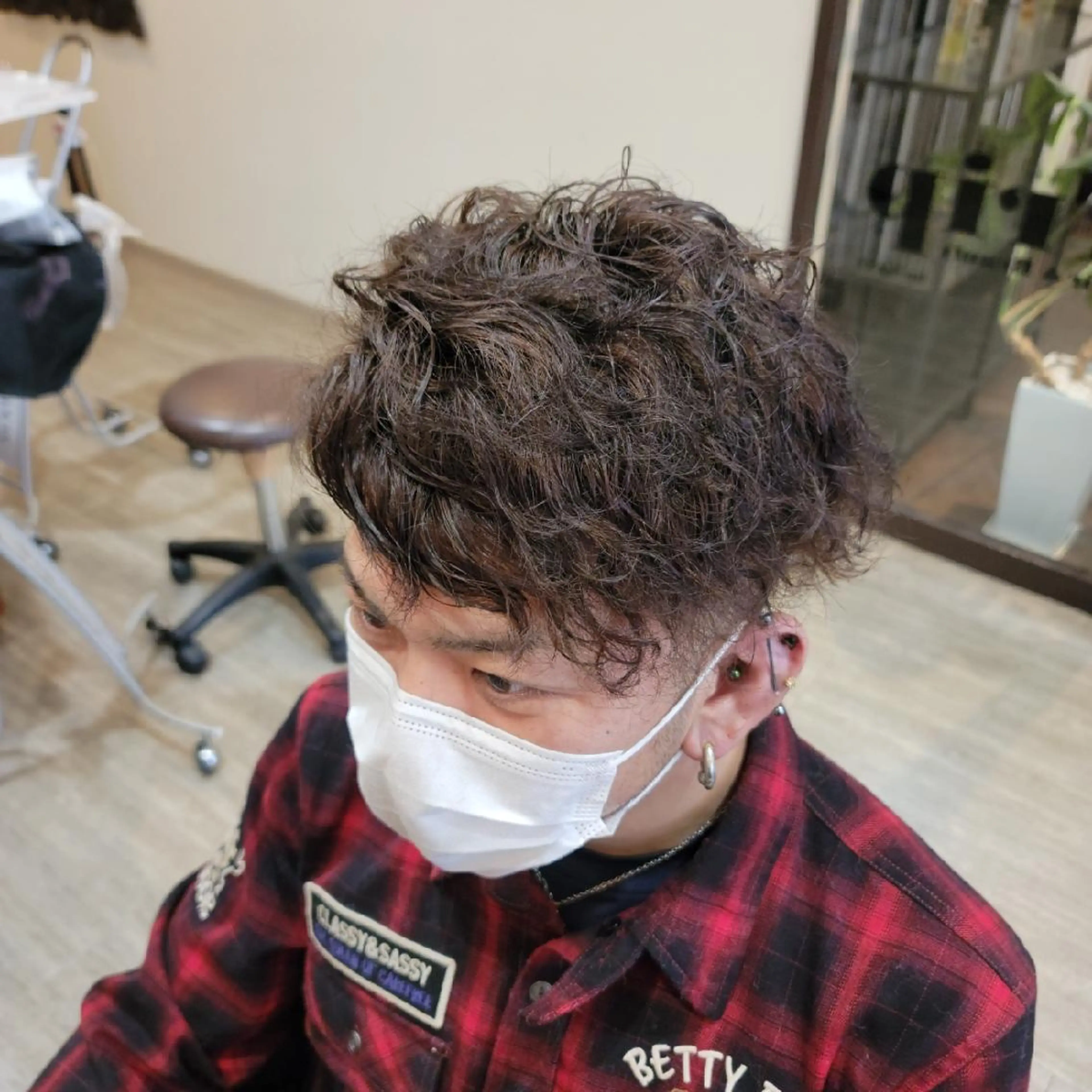 メンズ メンズパーマ カット パーマ トリートメント 山田 周のヘアスタイル