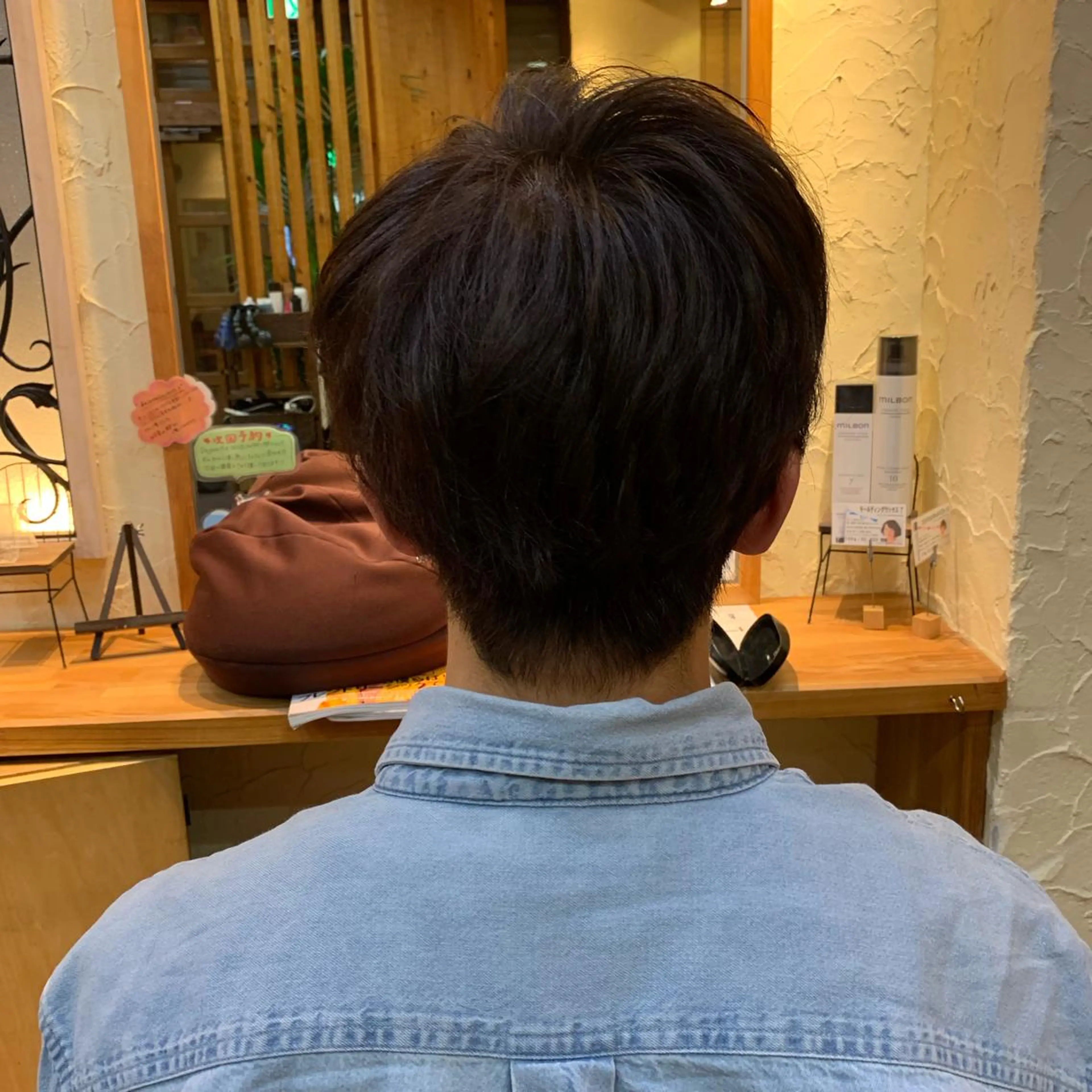 ショート カラー ラベンダーカラー mizuho .のヘアスタイル