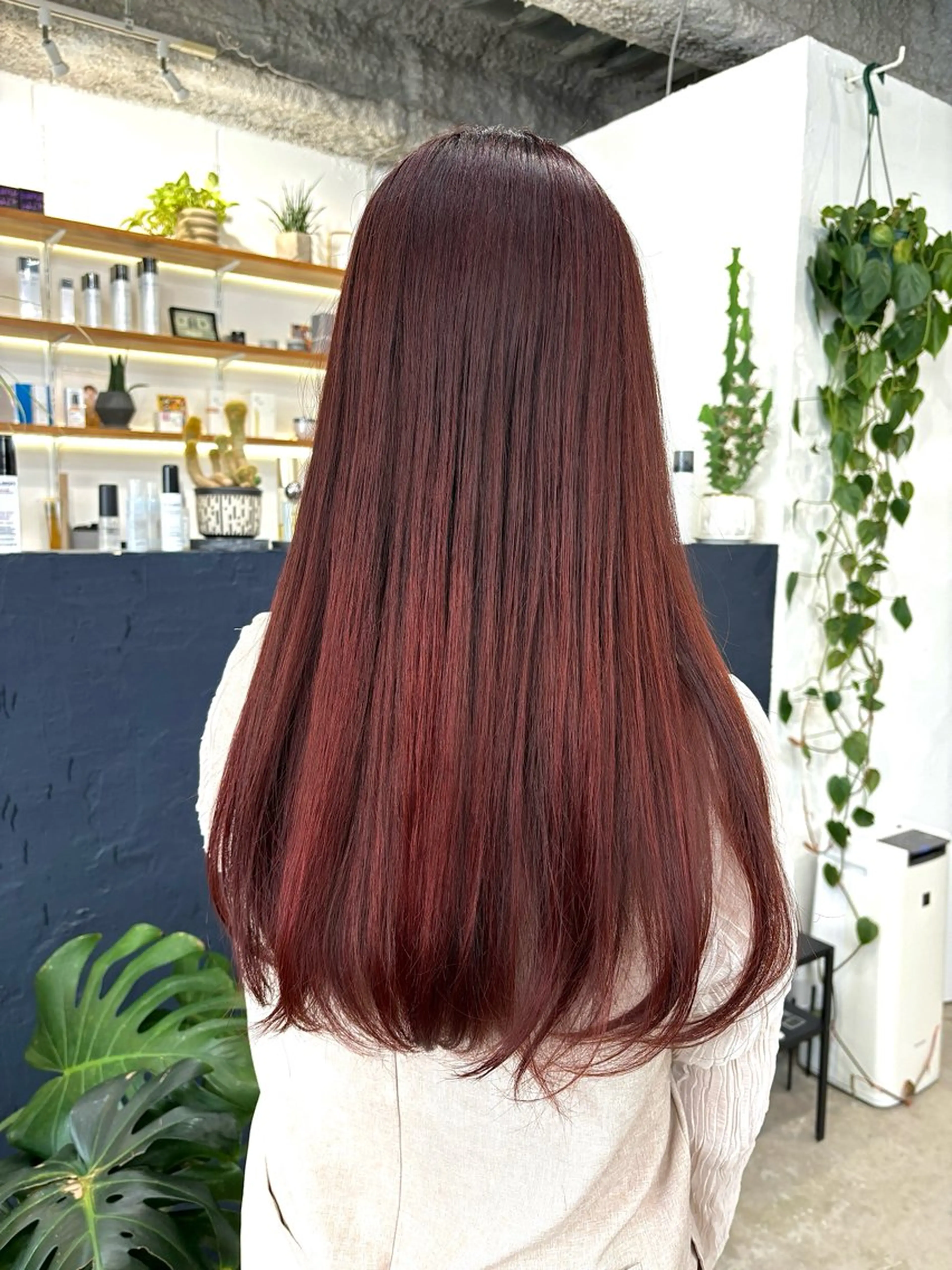 ロング カラー ベージュカラー ブリーチ ブラウンカラー カシス 透明感カラー 暖色カラー/天神/ ヘイマサクラのヘアスタイル