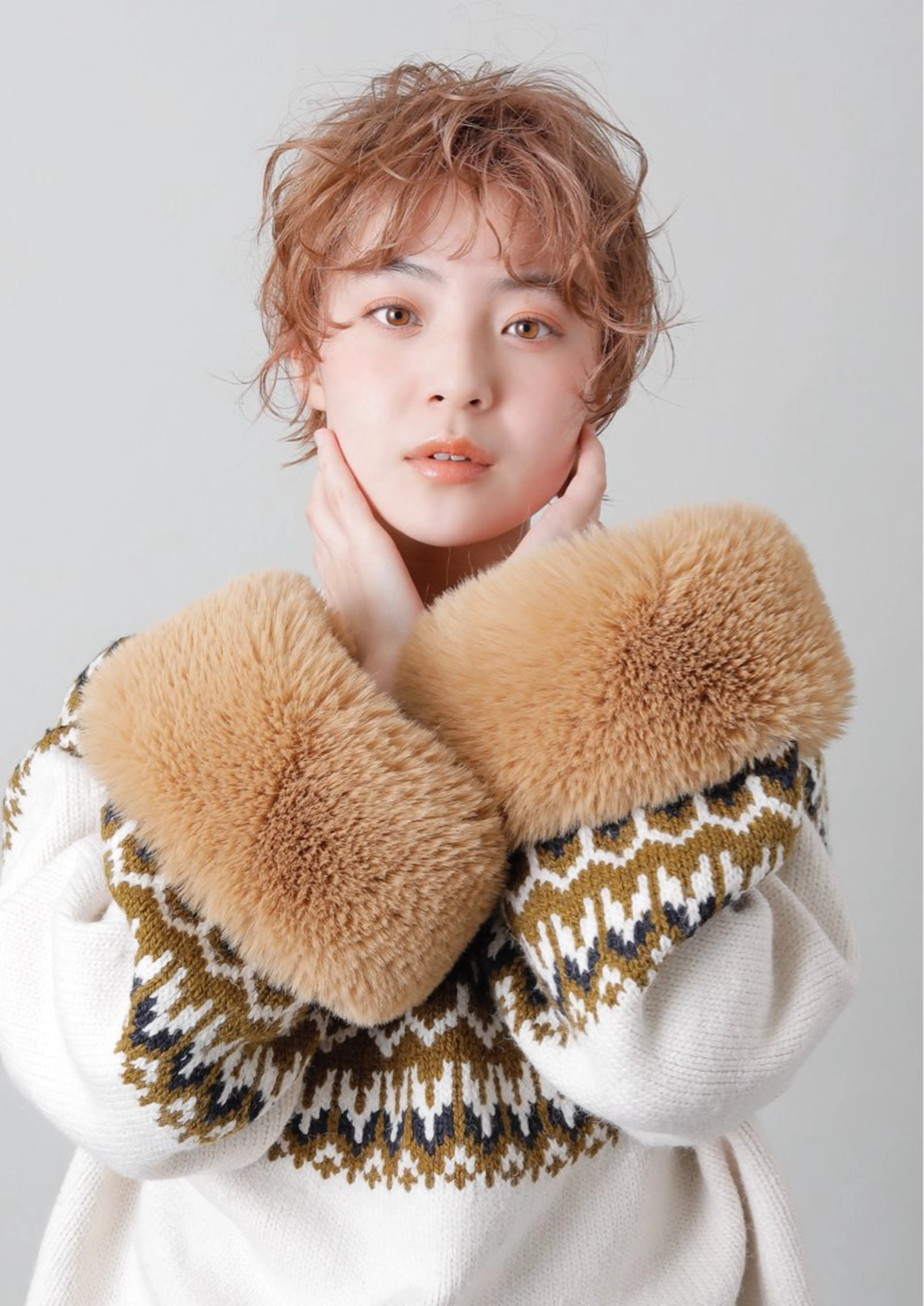 ショート カラー パーマ ヘアメイク金坂 /カットカラー/のヘアスタイル