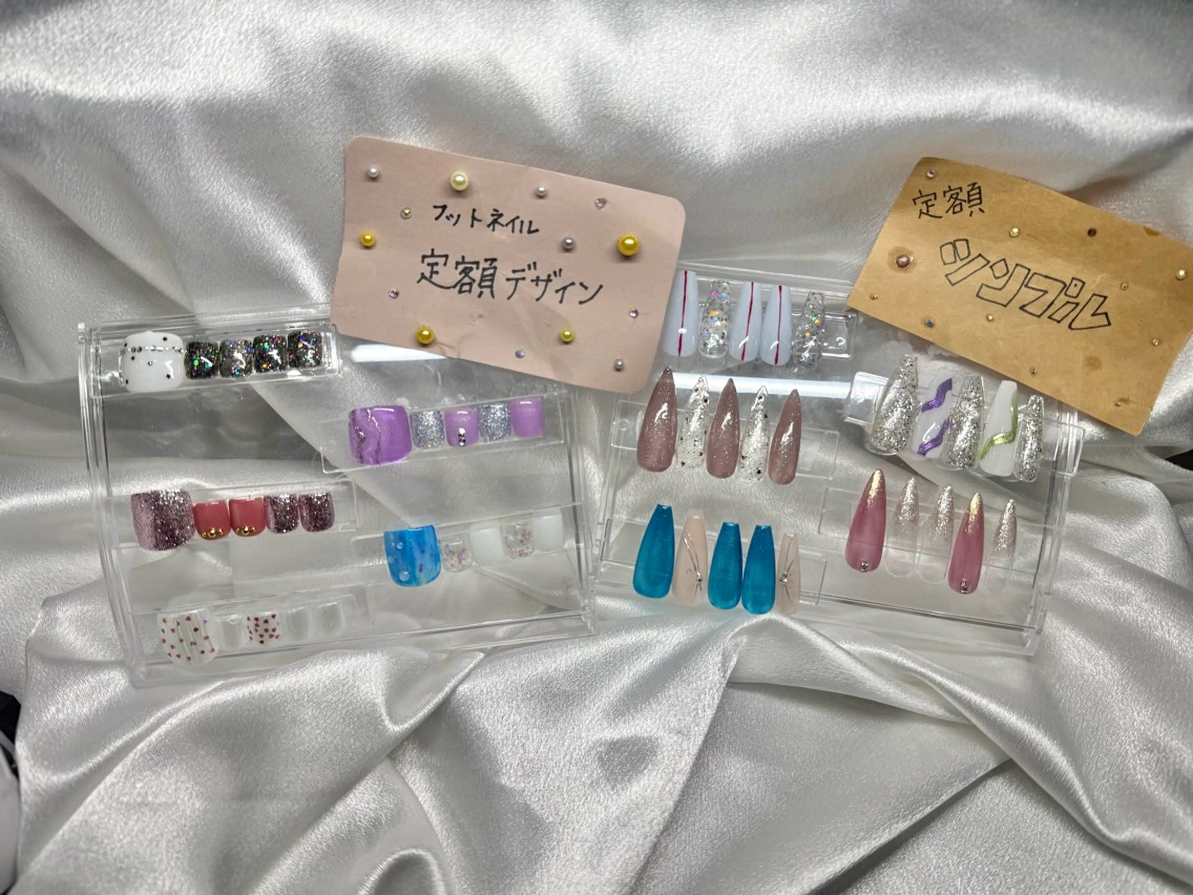 ネイル フットネイル ハンドネイル WINK DOLL RIANのネイルデザイン