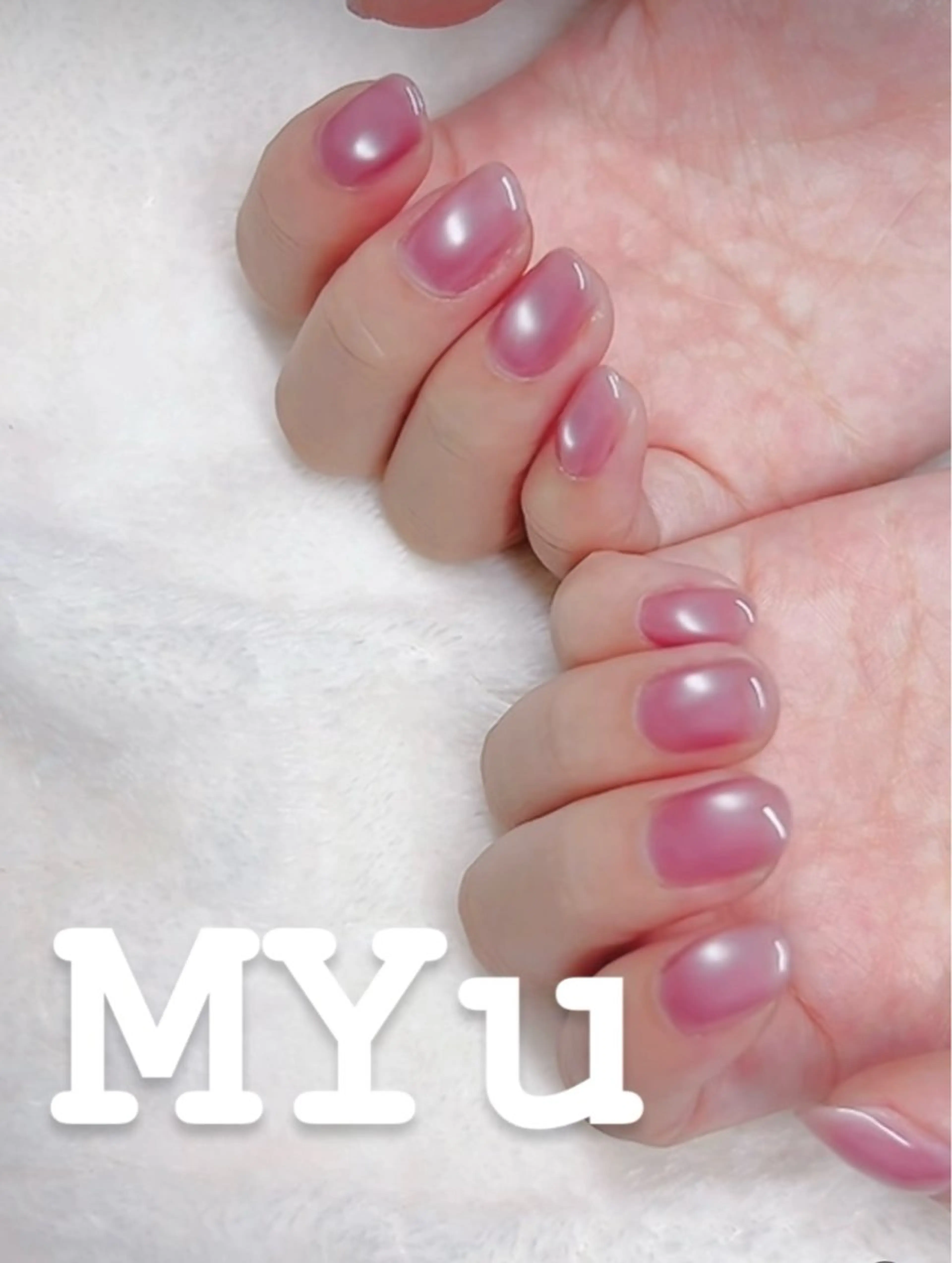 ネイル マグネットネイル ハンドネイル MYu Beauty Salon YURIのネイルデザイン