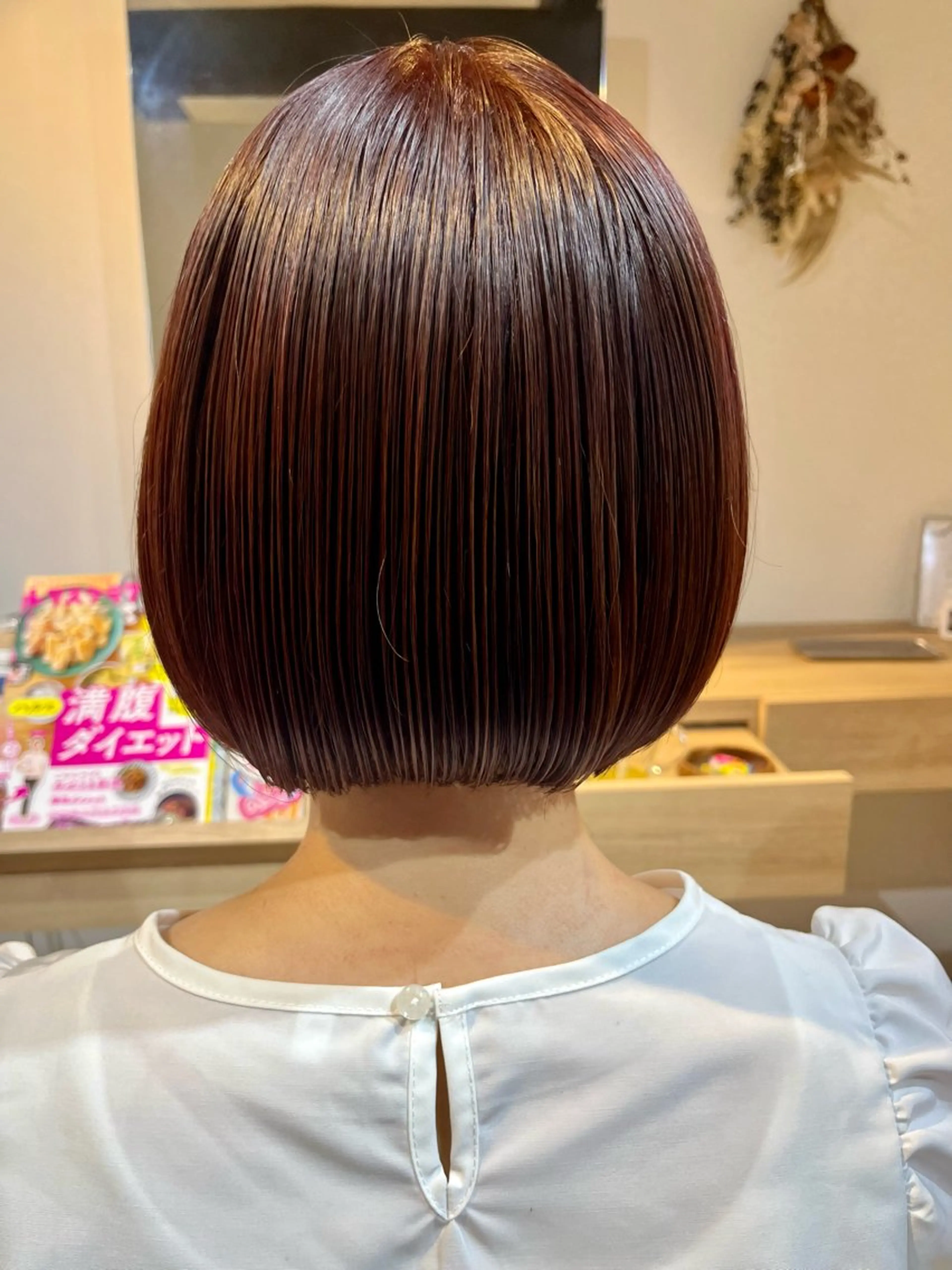 ショート カラー ラベンダーカラー ラベンダーピンク ピンクカラー ボブ カット ヘアカラー トリートメント 【マリブ伊勢崎本店】 hiroのヘアスタイル