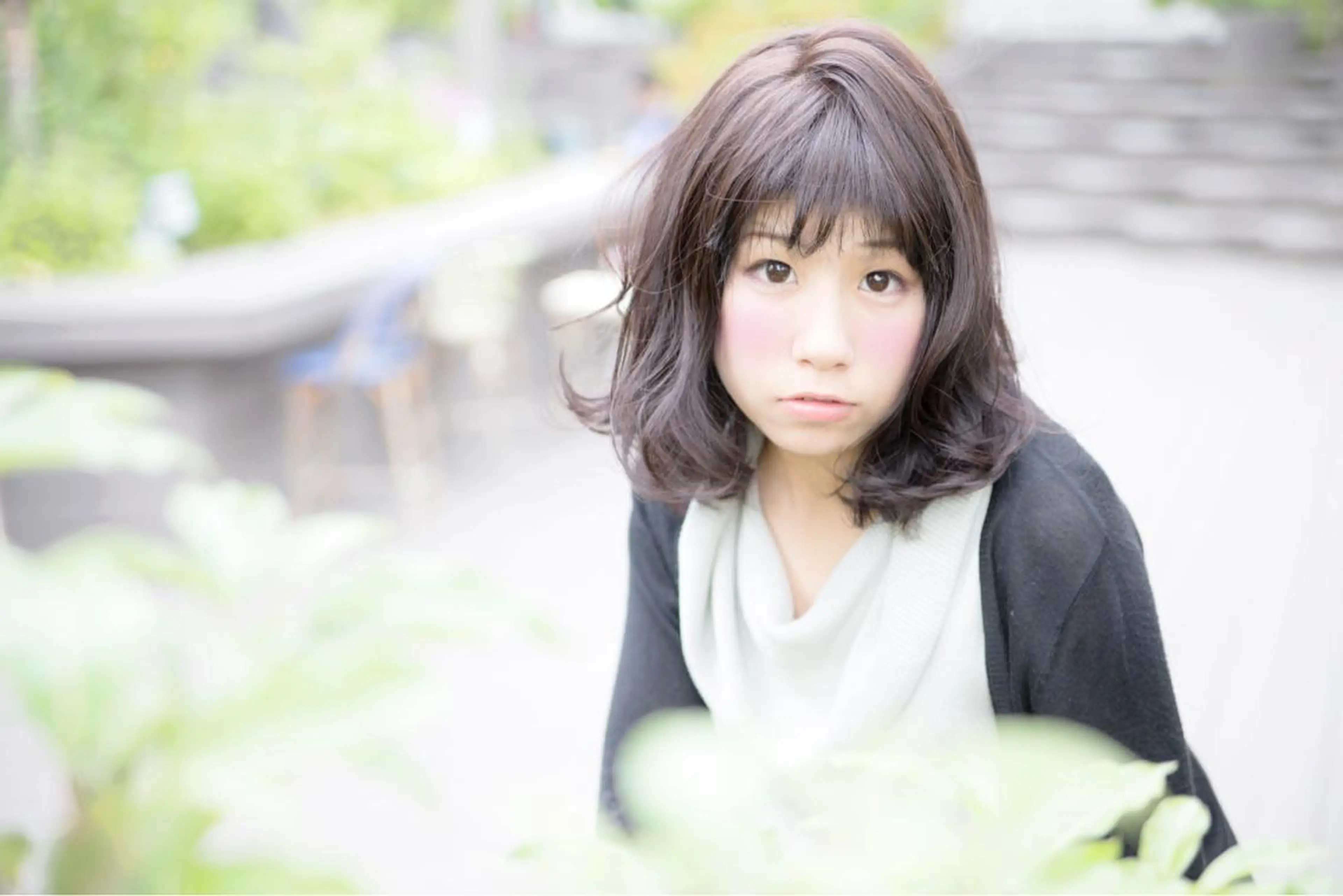 ミディアム セミロング ロング カラー Re:ta Hair 飯田淳平のヘアスタイル