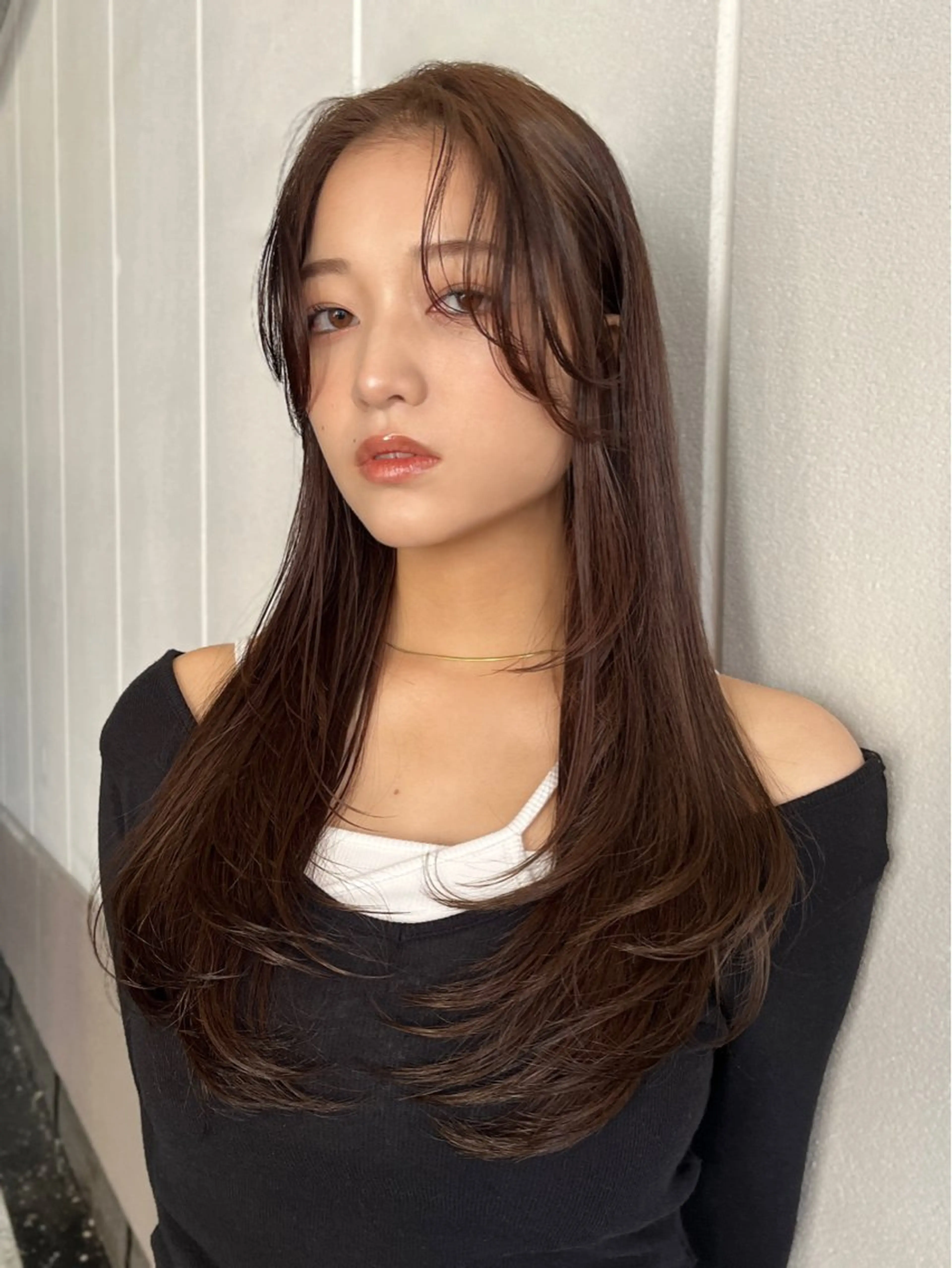 ロング カラー カット 縮毛矯正 レイヤー,ボブ / 彩未のヘアスタイル