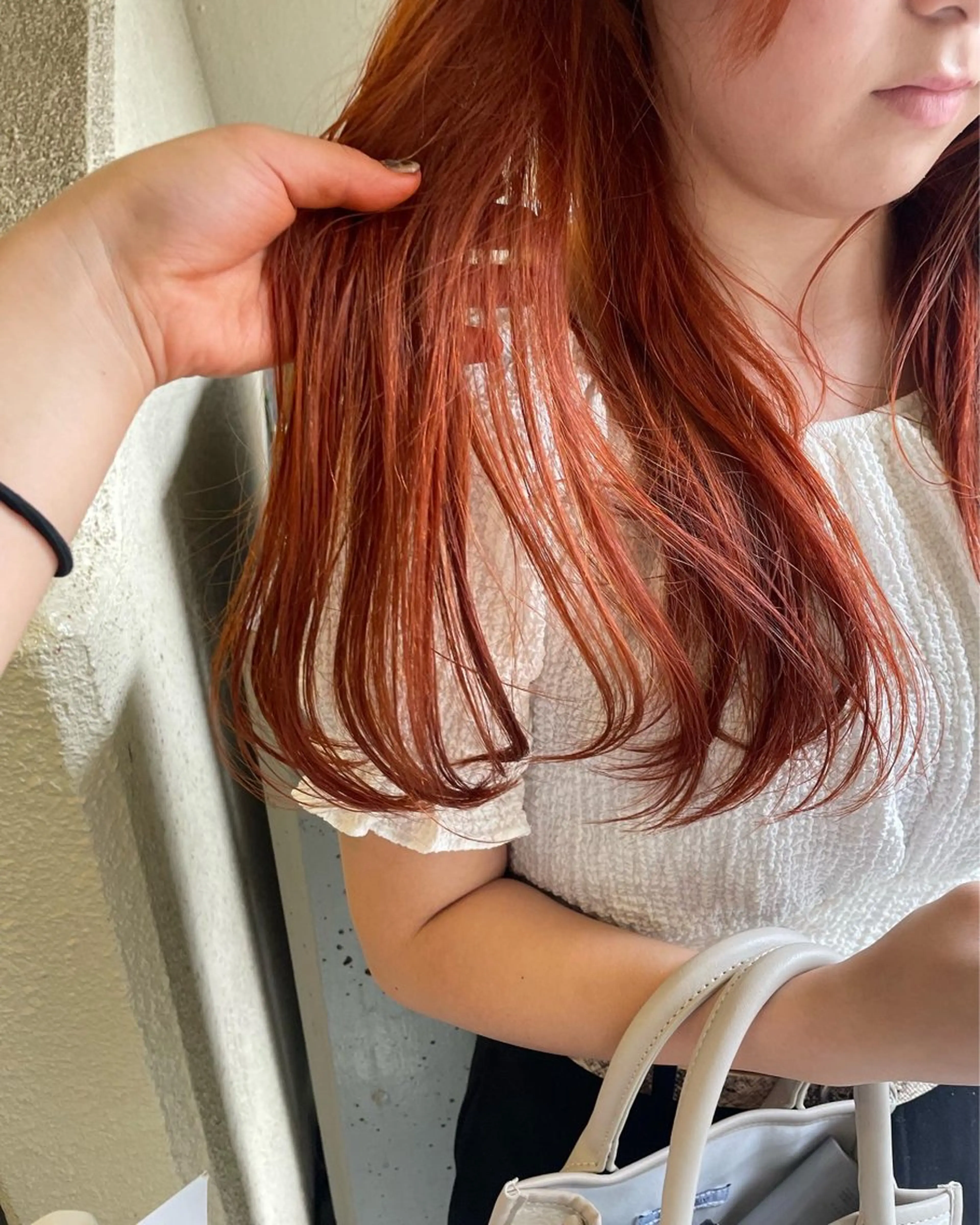 ロング カラー mei｜顔まわり ×透明感カラーのヘアスタイル