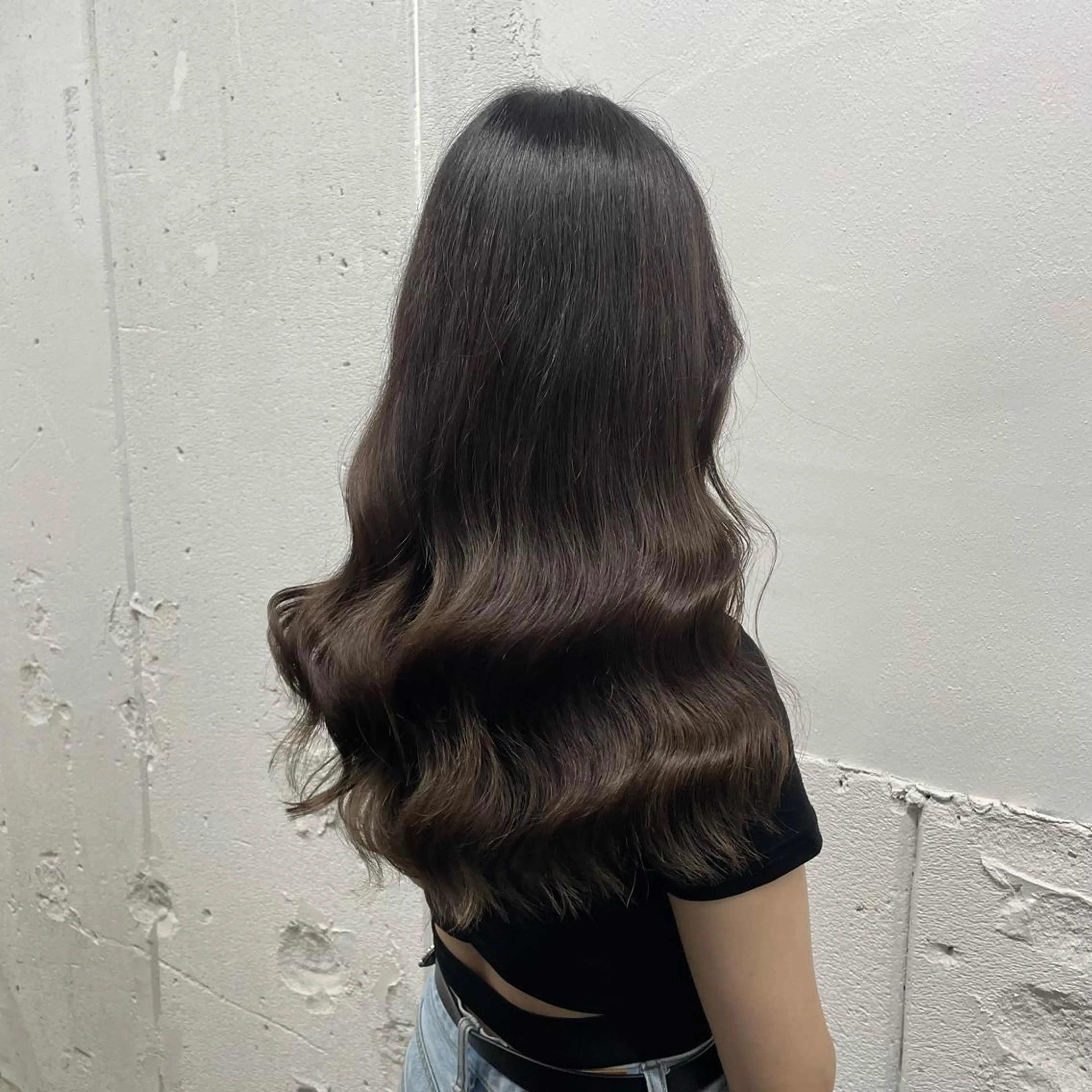 ロング カラー シールエクステ バレイヤージュ ミストバング ダブルカラー  フェイスフレーミング ヘアカラー エクステ 🧡艶髪ちゅるん髪 🫧🧡YUKI❄️のヘアスタイル