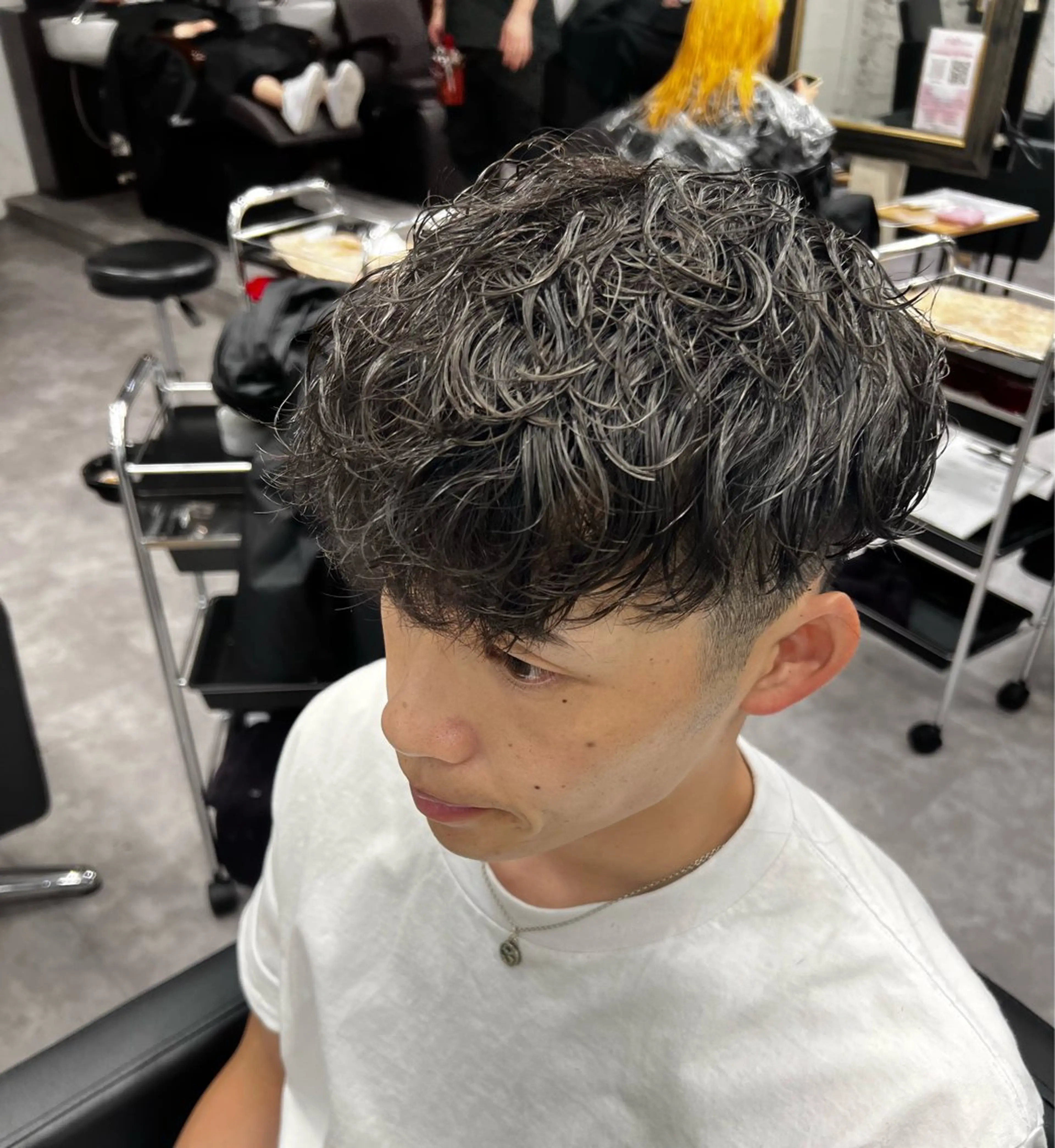パーマ メンズ 笹江 瑞穂のヘアスタイル