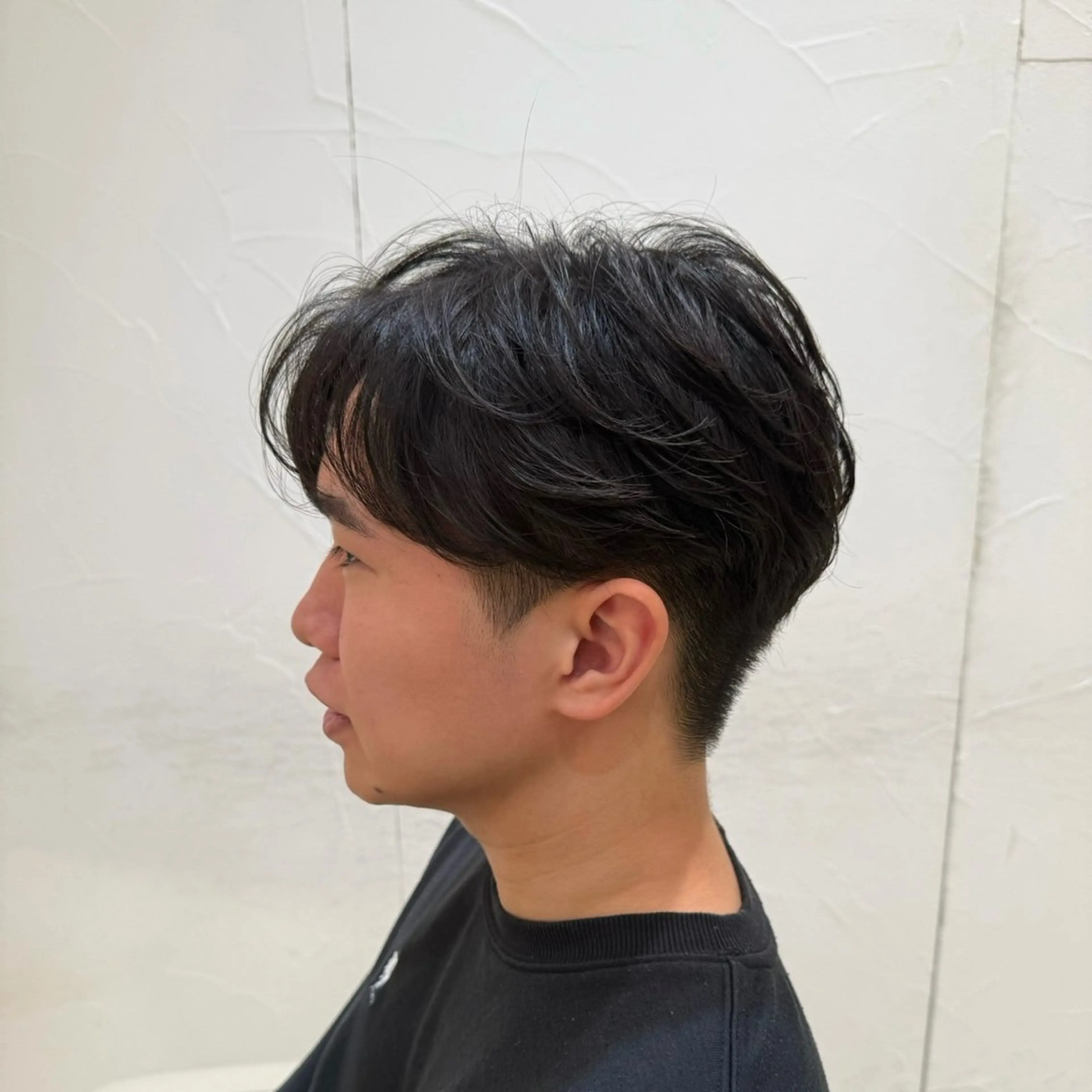 メンズ フェザーパーマ メンズパーマ カット パーマ ☆Ash中目黒 浦野遥☆*。のヘアスタイル