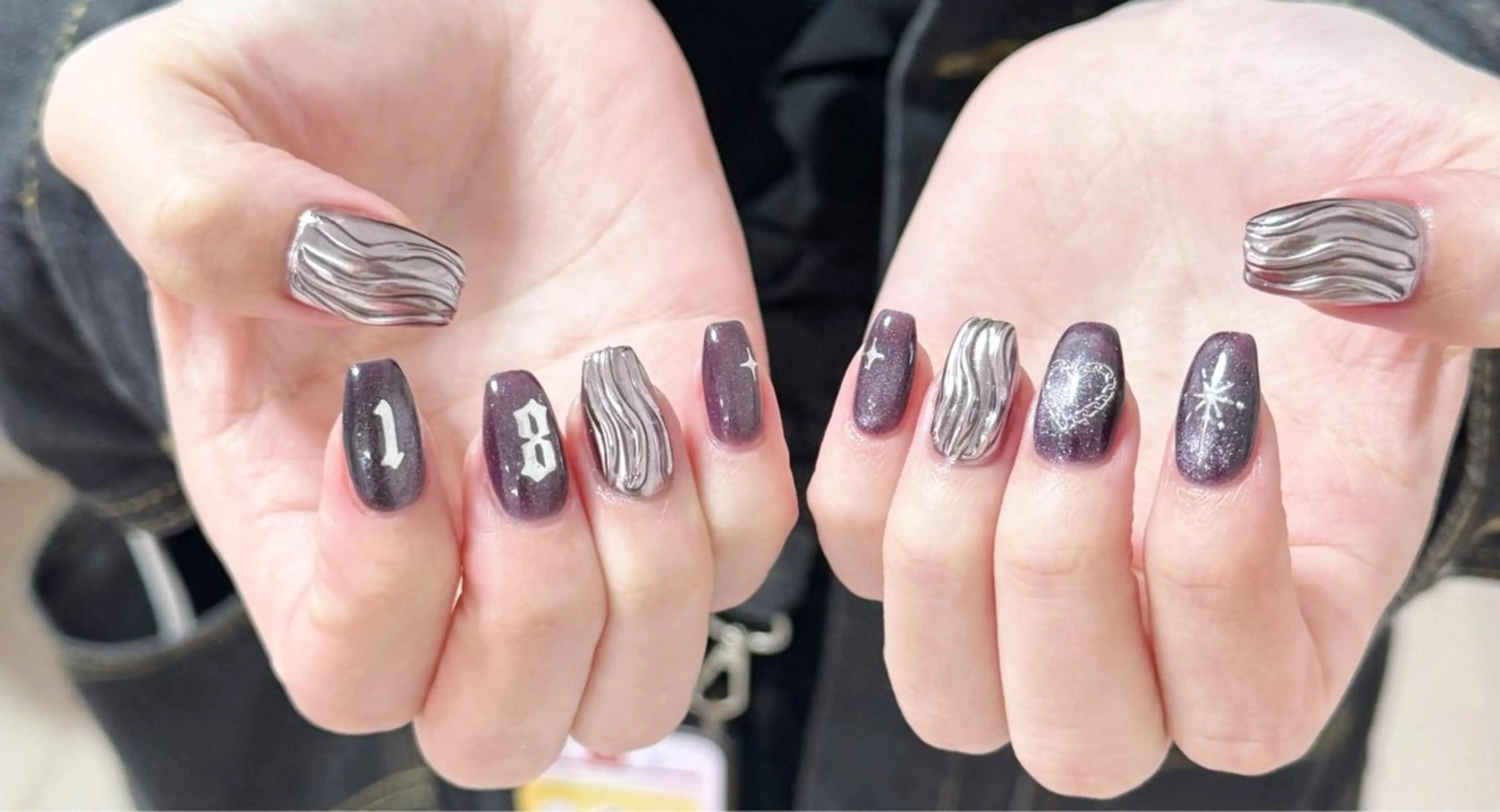 ネイル アートネイル オーロラネイル チークネイル フレンチネイル ガラスフレンチ ハンドネイル 🎀🎀YooLi Nail Salonのネイルデザイン