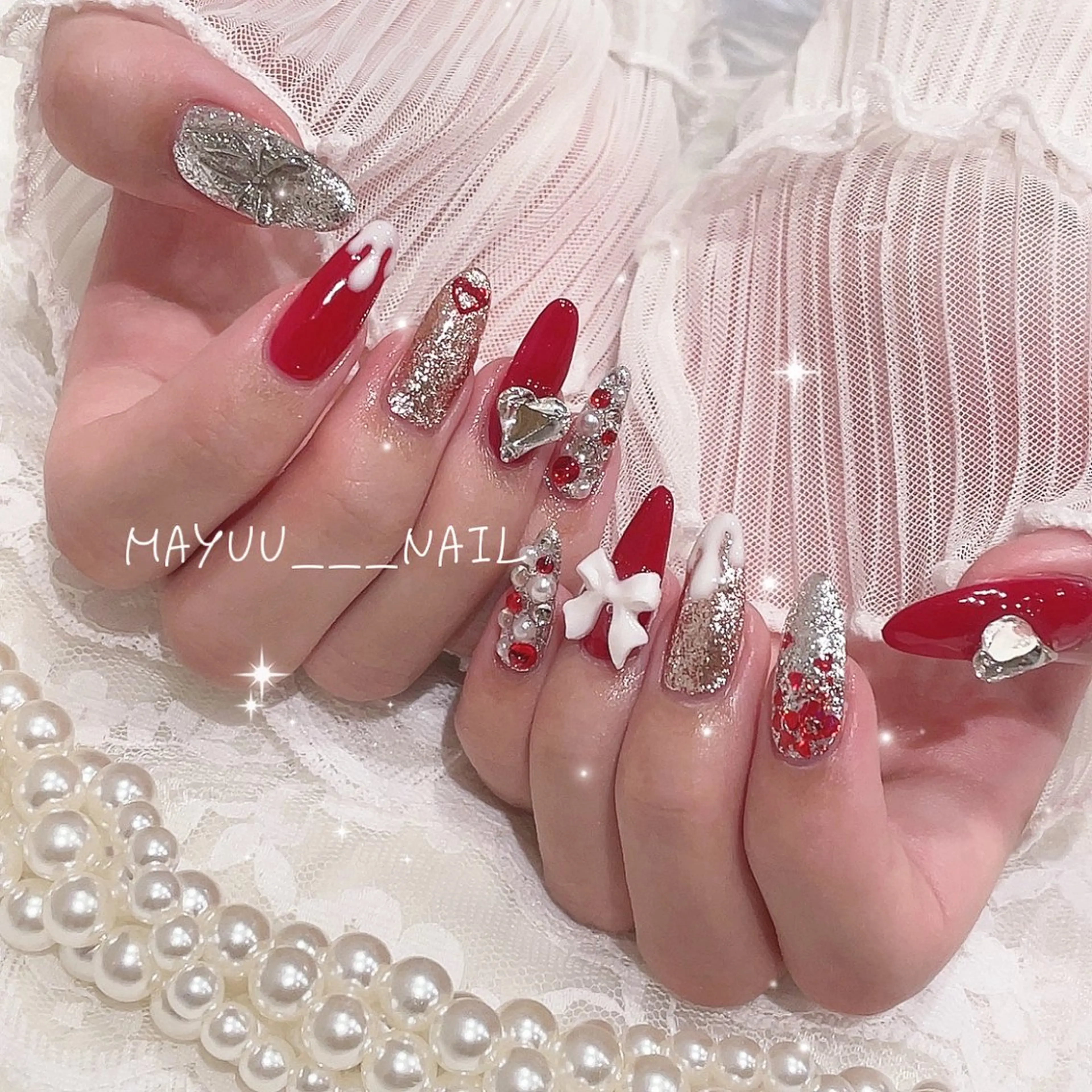 ネイル 🎀 Mayu 🎀痛ネイルのネイルデザイン