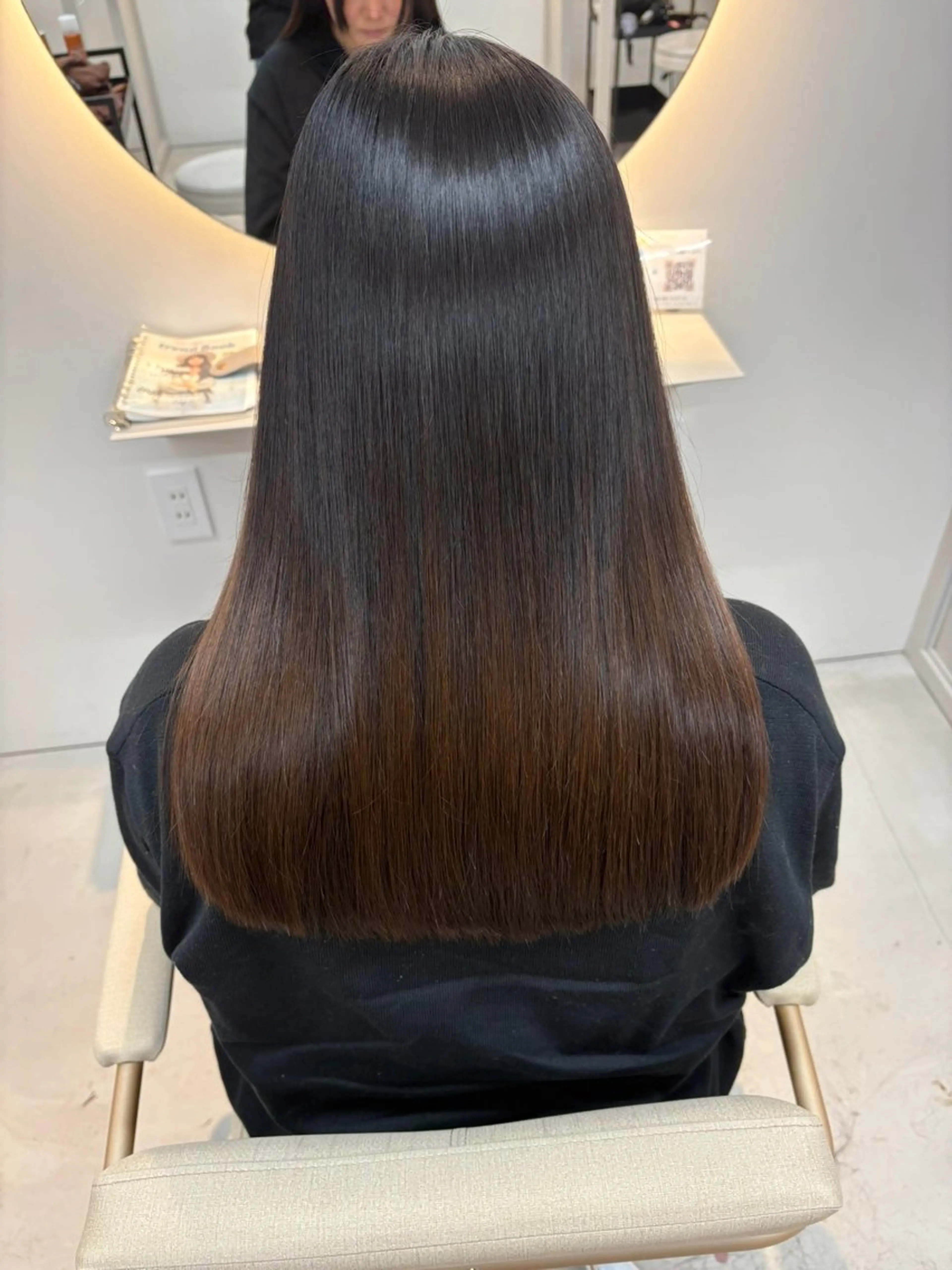 セミロング 透明感カラー/艶髪/ 高城潤也のヘアスタイル