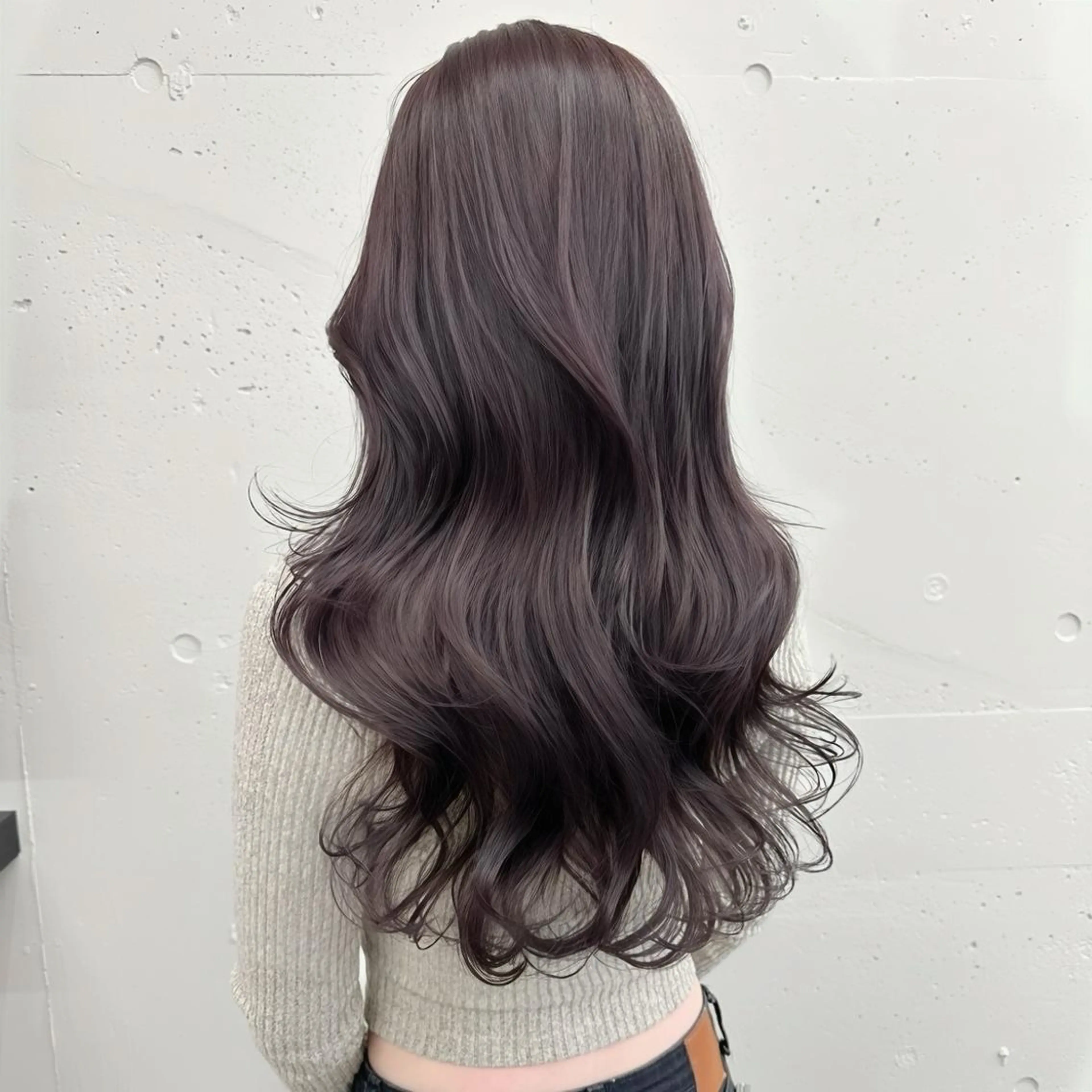 カラー セミロング 透明感カラー グレージュ ラベンダーカラー ラベンダーグレージュ ラベンダーグレー ヘアカラー トリートメント 透明感🪽艶カラー☆ トレンドヘア✨のヘアスタイル