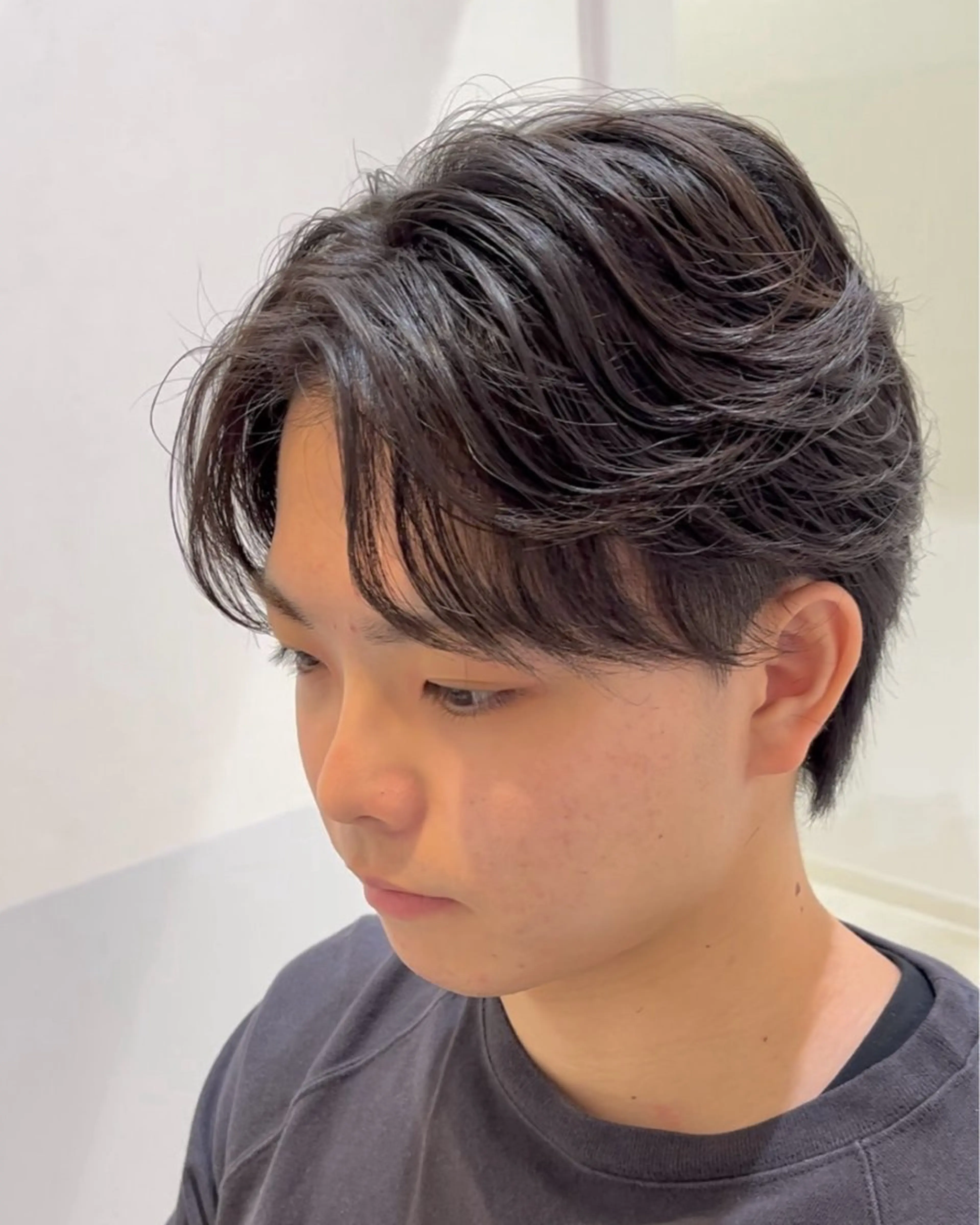 ショート パーマ メンズ 吉田 笙乃のヘアスタイル