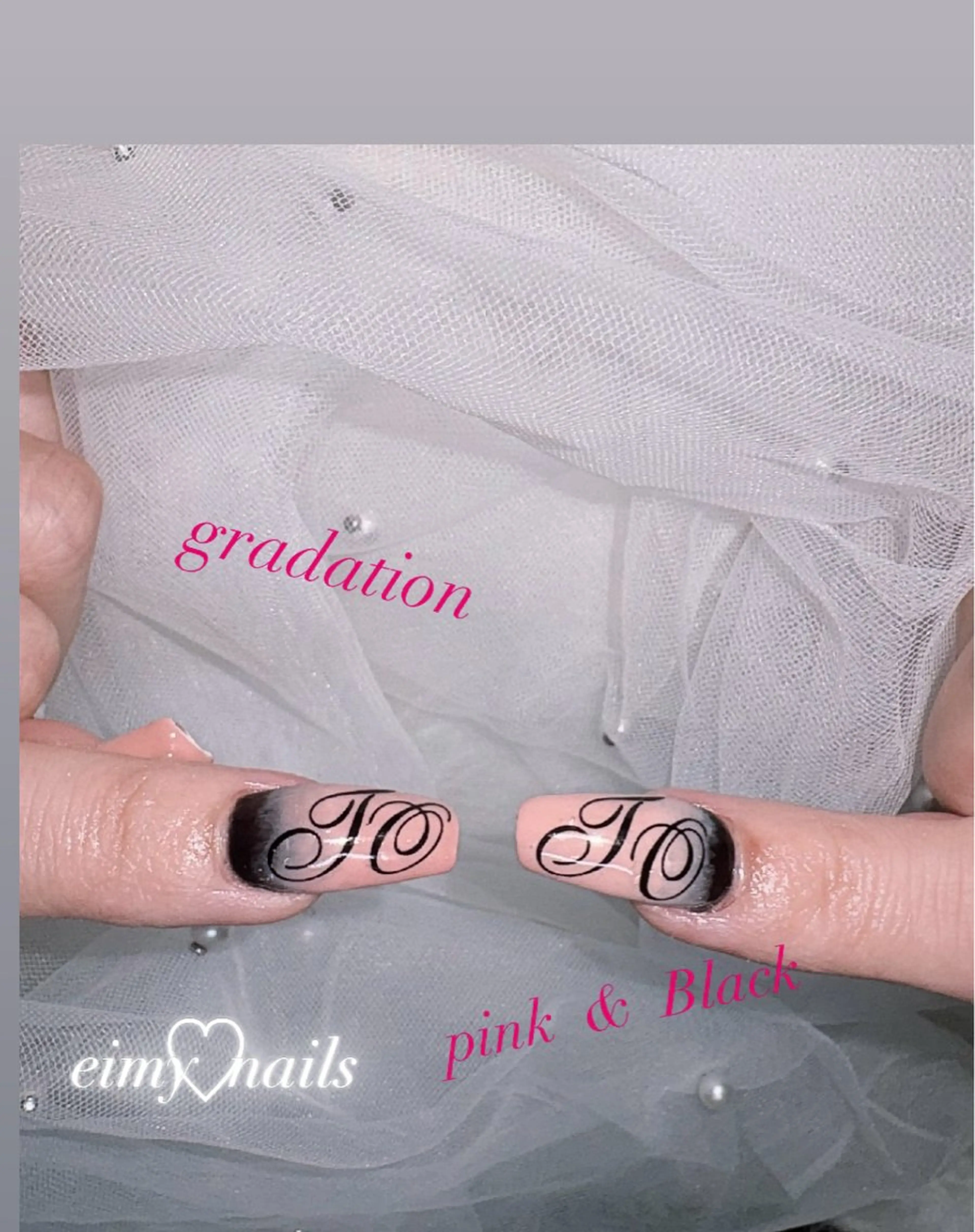 ネイル グラデーション ピンク ハンドネイル eimy nails♡のネイルデザイン