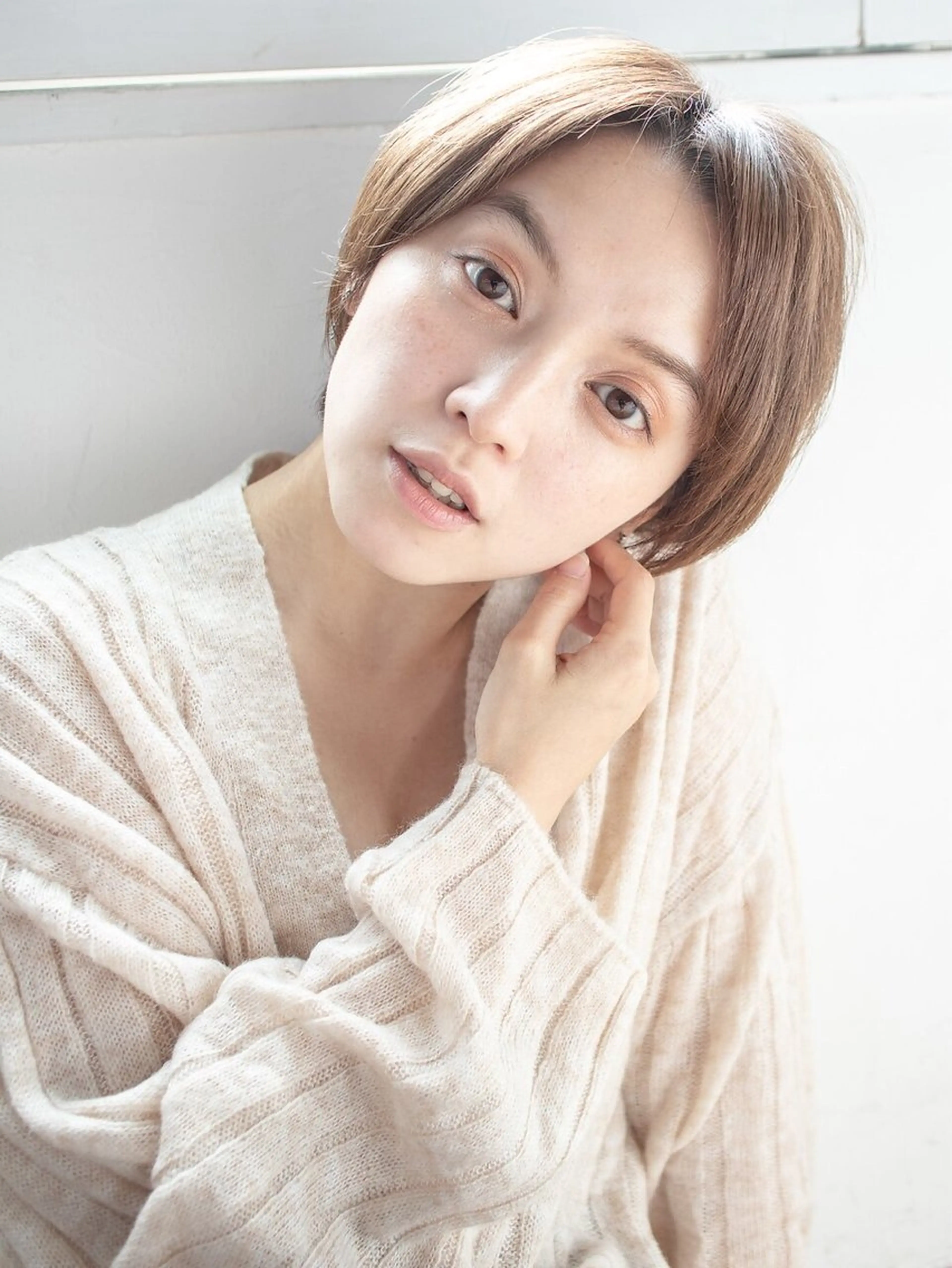 ショート カラー 田中 克弥のヘアスタイル