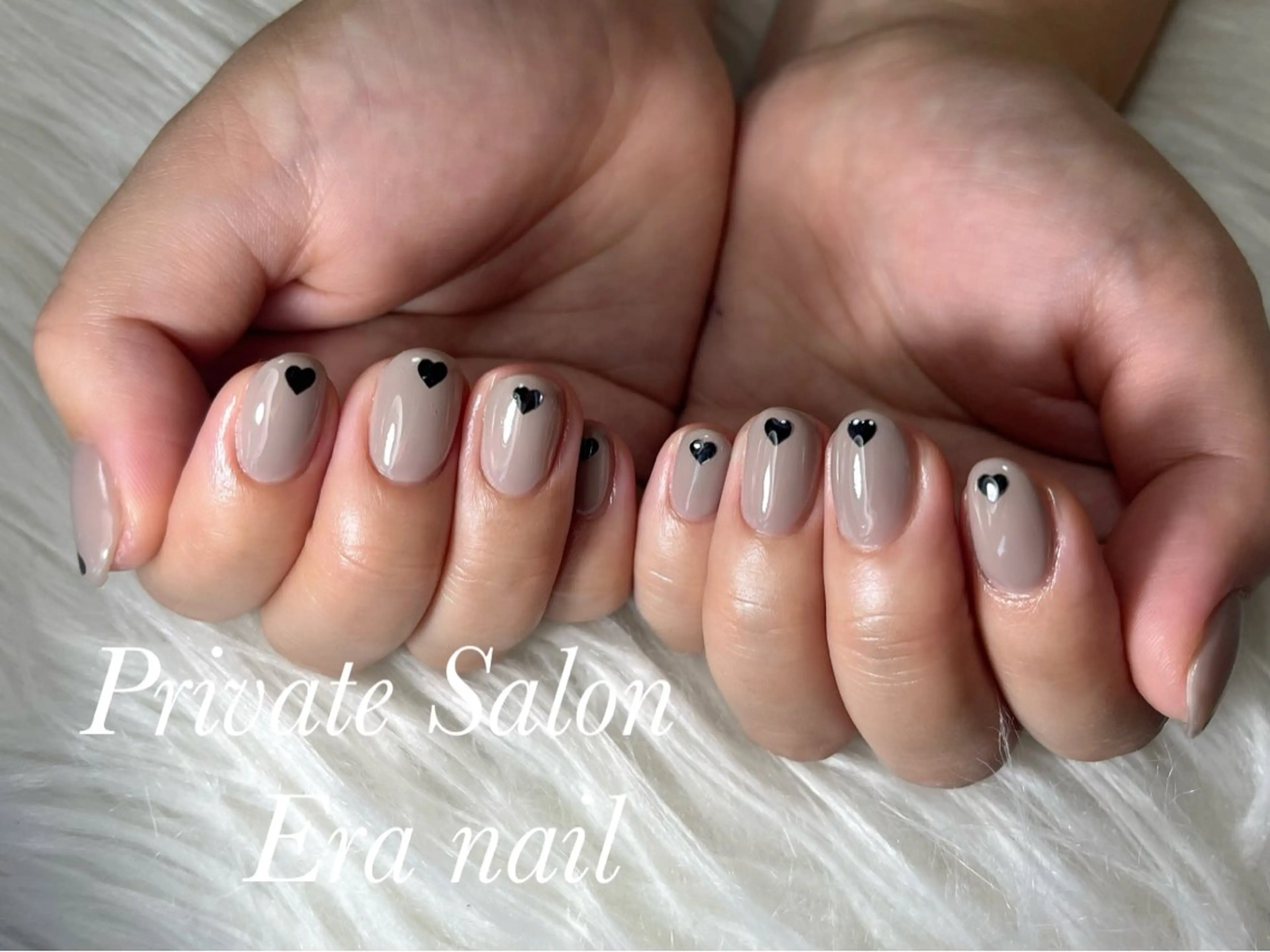 ネイル ハート ホログラムネイル Era nailのネイルデザイン