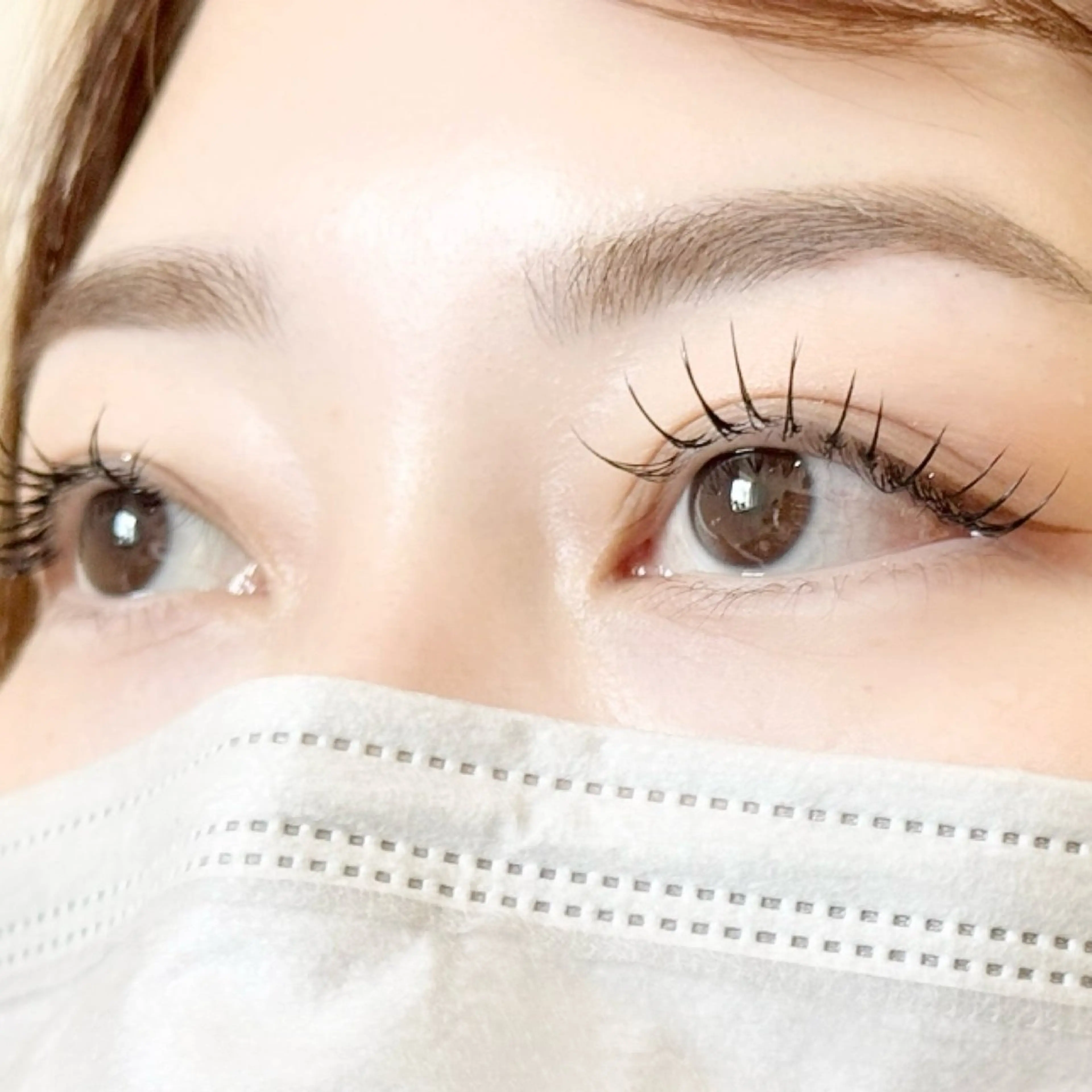 【🌟４月限定🌟】まつエクフラットラッシュ100​〜​120本C、Dカール（オフ無）パーマを3ヶ月以上されていない方‼️の写真