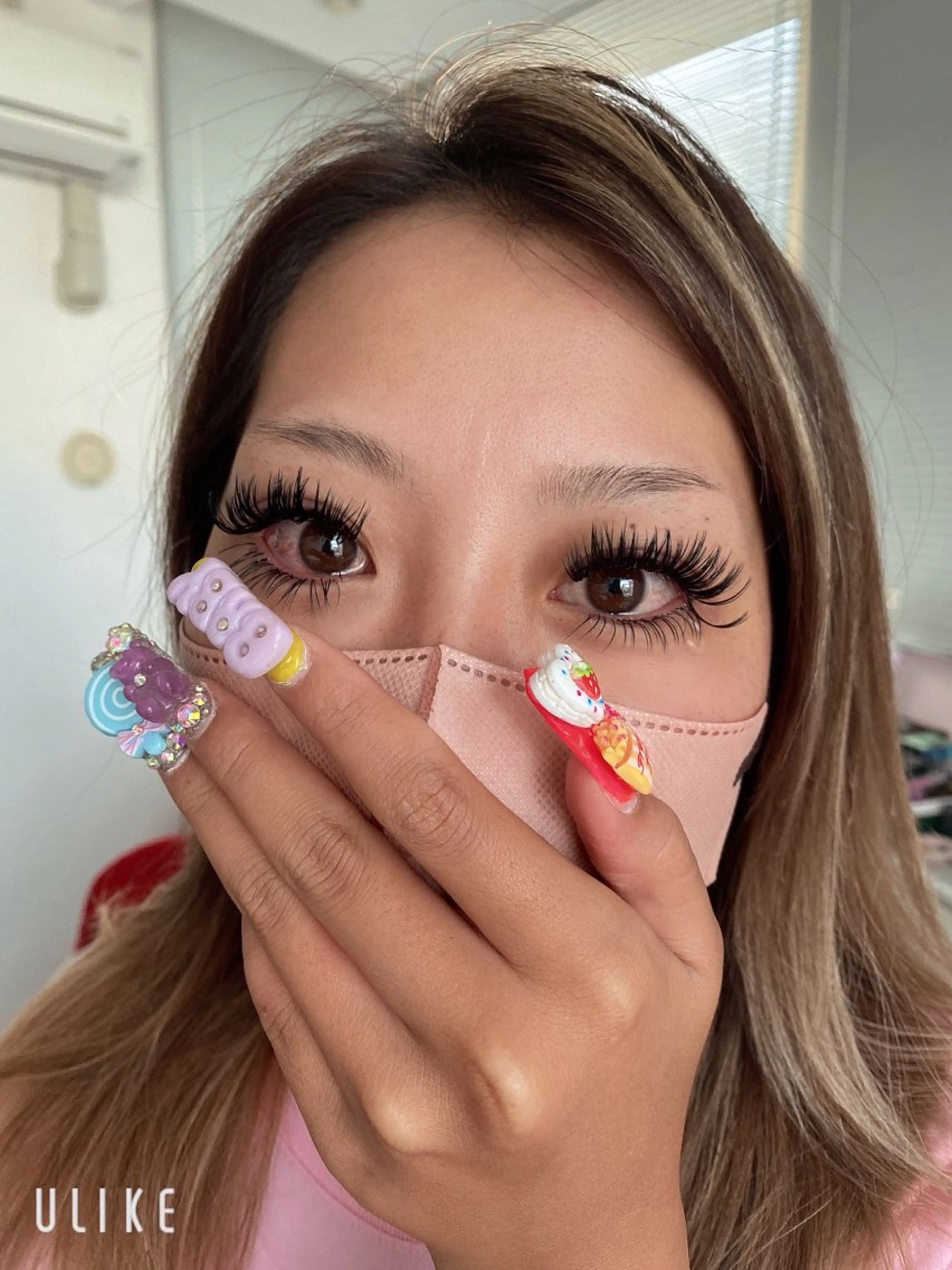 マツエク・マツパ 付け放題 バインドロック 神山 ビューティー・アイのマツエク・マツパデザイン