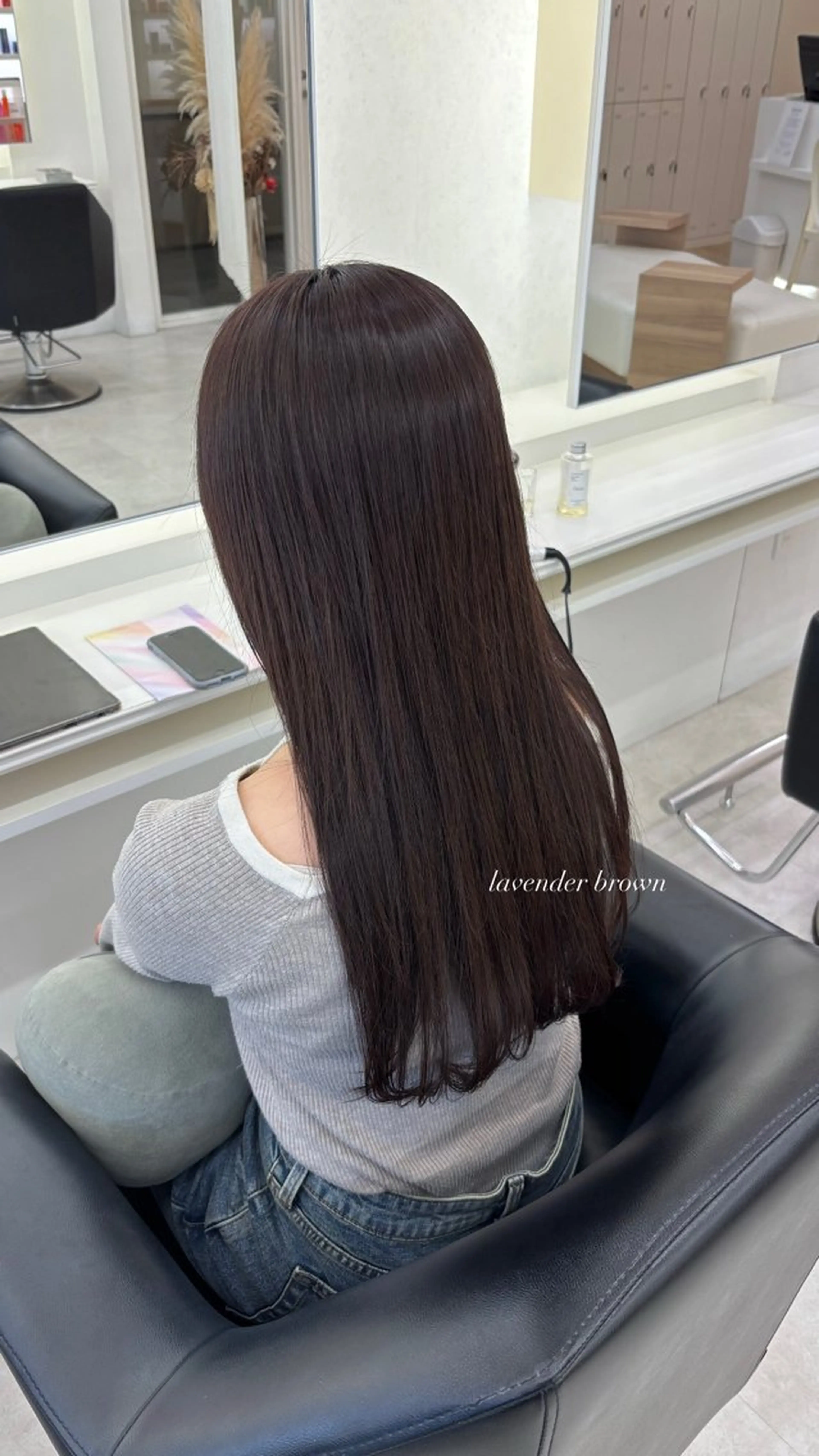 ロング ヘアカラー ParveMix 宮﨑 梨里のヘアスタイル