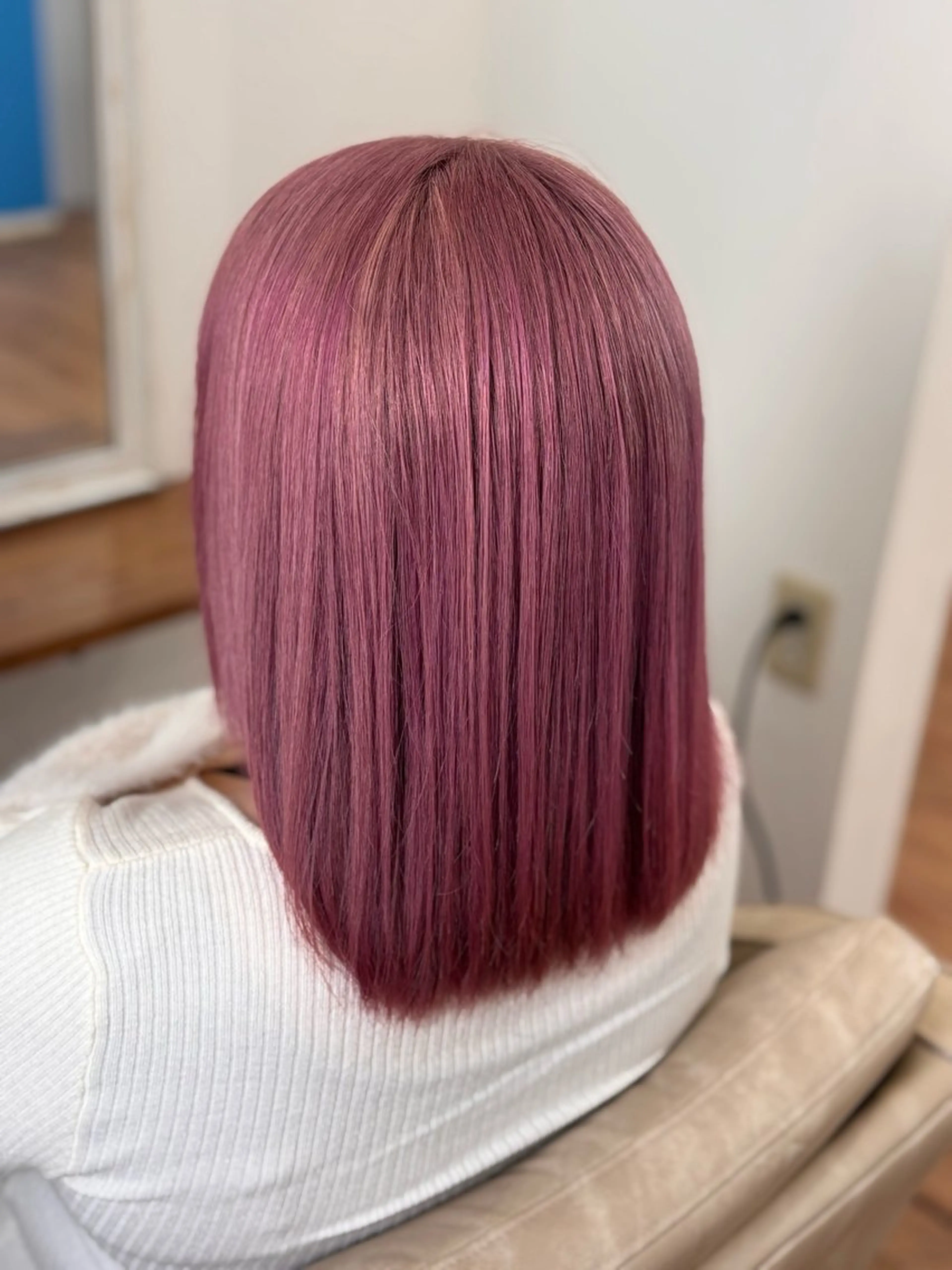 セミロング カラー ヘアカラー 永井大樹✨ 透明感カラー✨のヘアスタイル