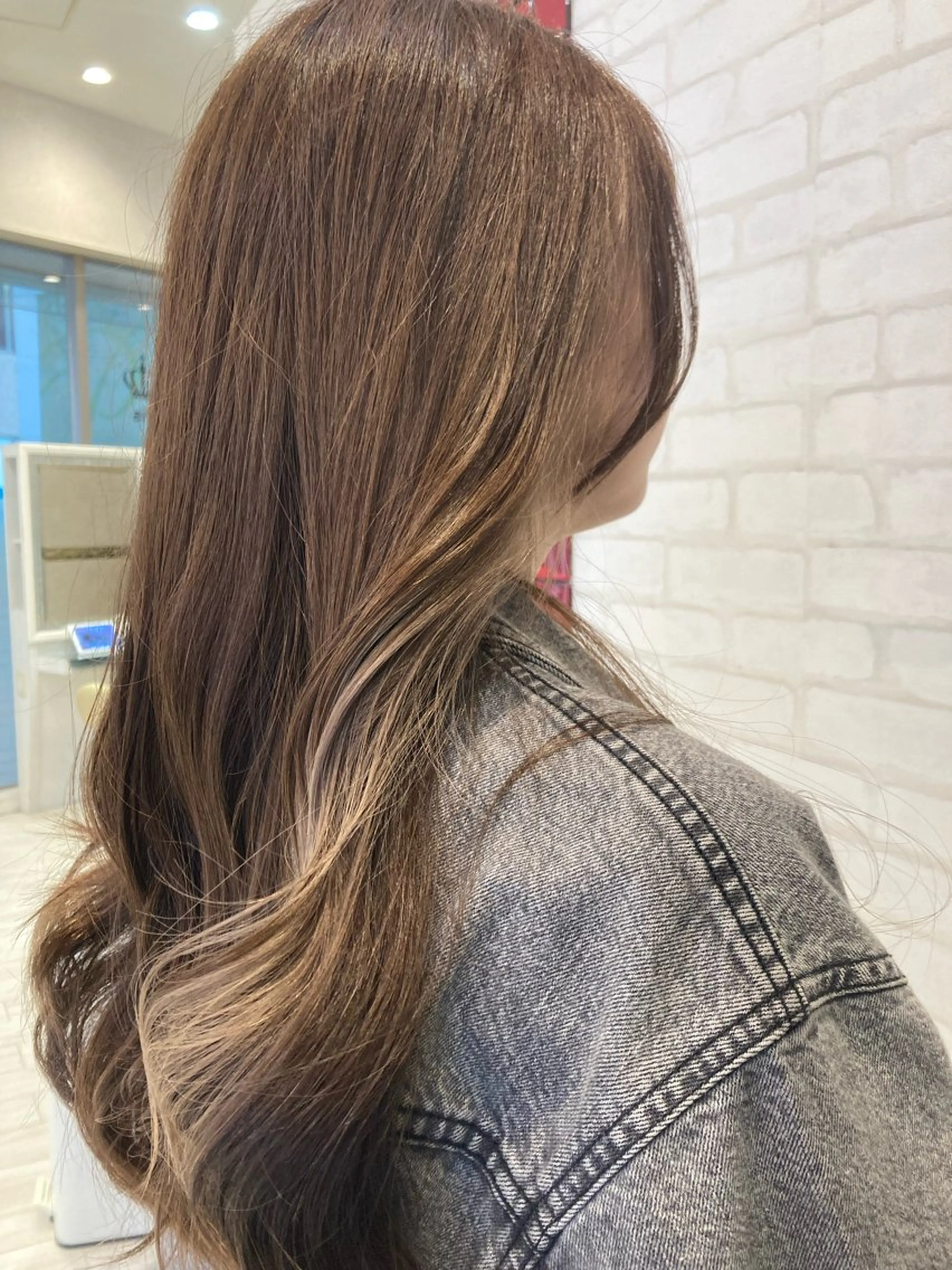 ロング カラー ダブルカラー グラデーションカラー インナーカラー エクステ 外国人風カラー 永倉 はるかのヘアスタイル