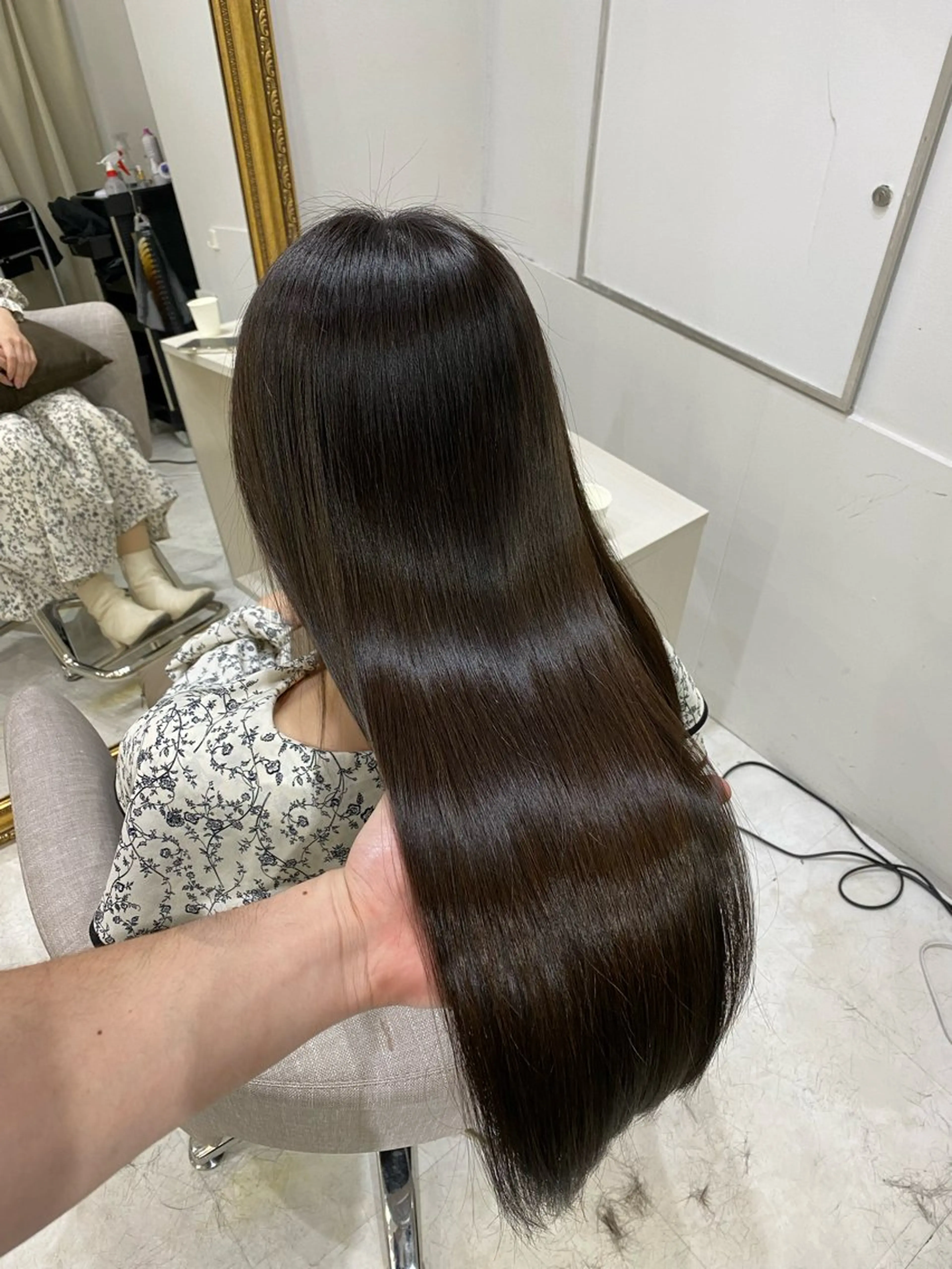 ロング カット 縮毛矯正 トリートメント 髪質改善×縮毛矯正 Core 片山健太のヘアスタイル