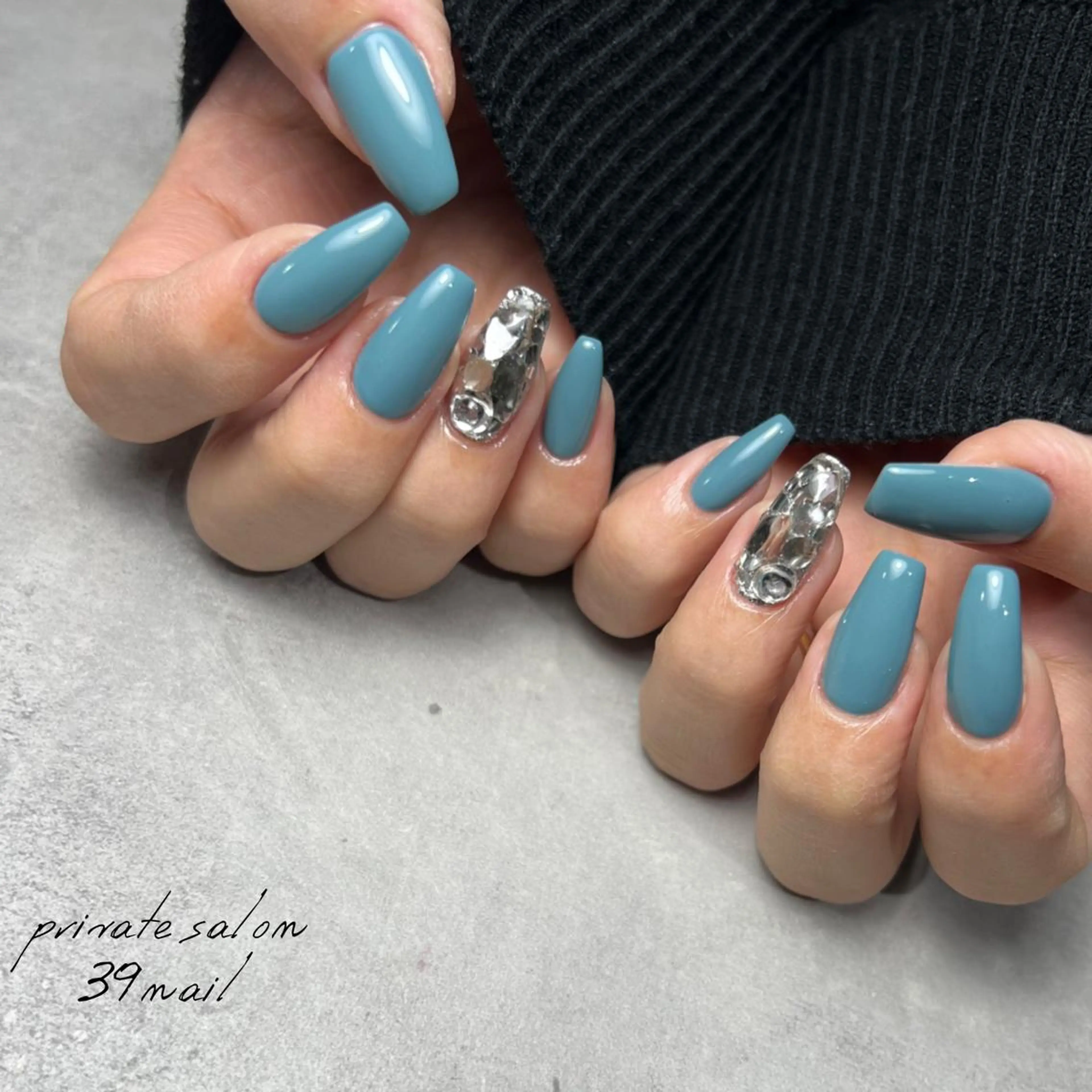 ミディアム ネイル ハンドネイル 京橋 【39nail】のネイルデザイン