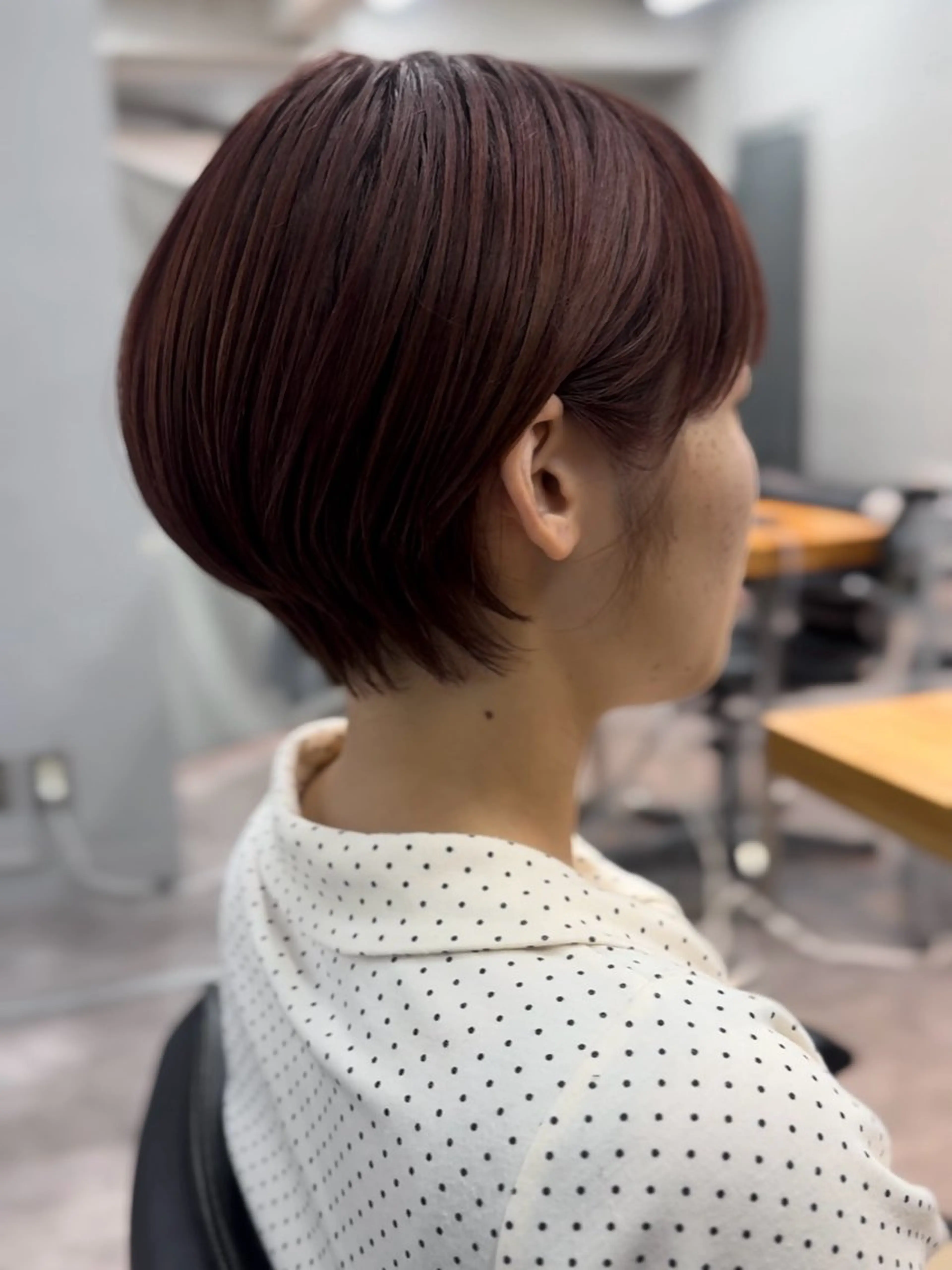 ショート レディースパーマ モデル募集RIKOのヘアスタイル